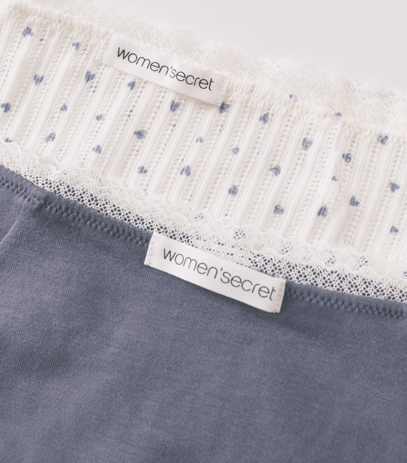 Cotton Classic 2-Pack Panties Blue/White