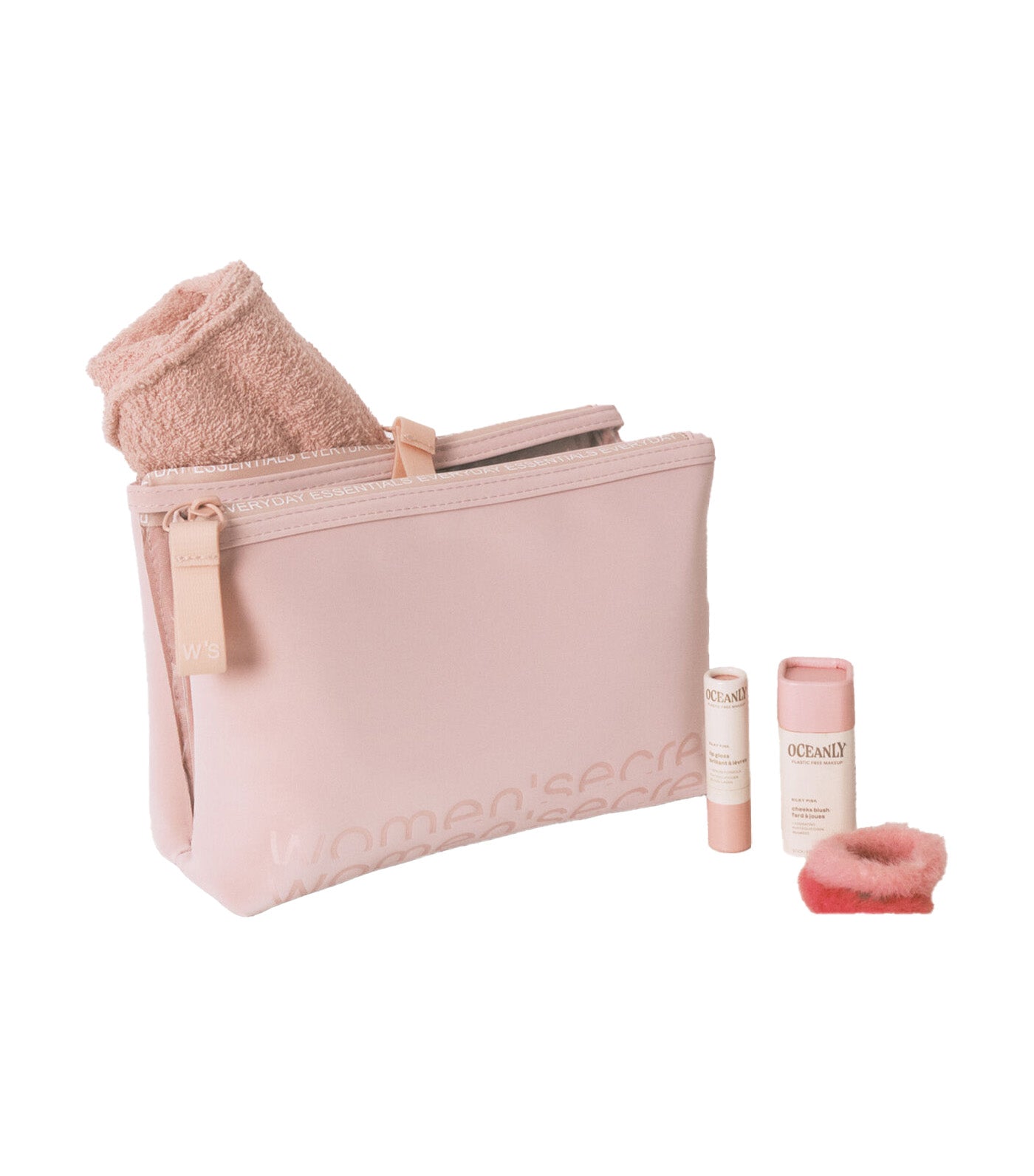Rubber Vanity Case Pink