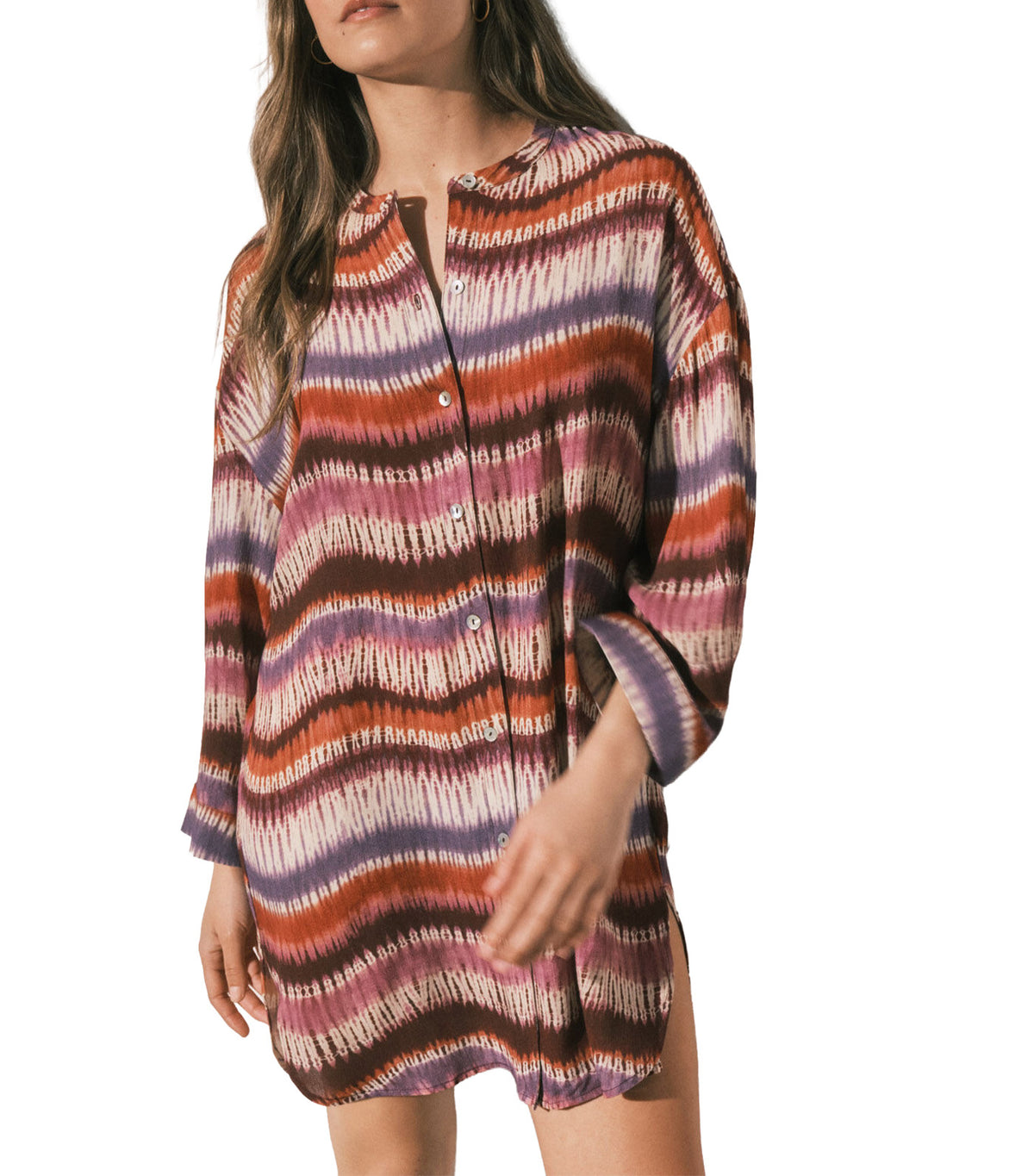 Tie Dye 3/4 Sleeve Camisole Multi