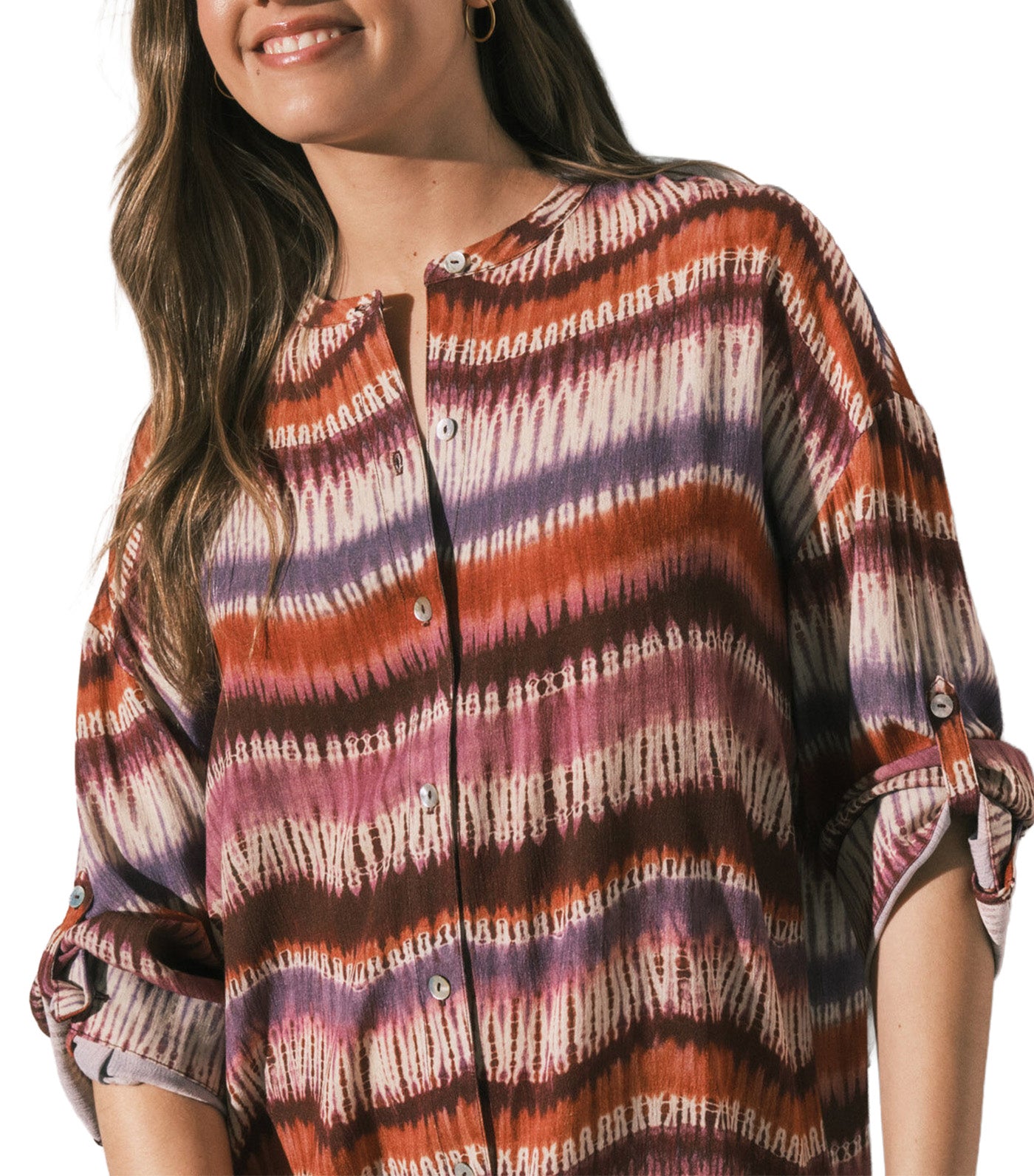Tie Dye 3/4 Sleeve Camisole Multi