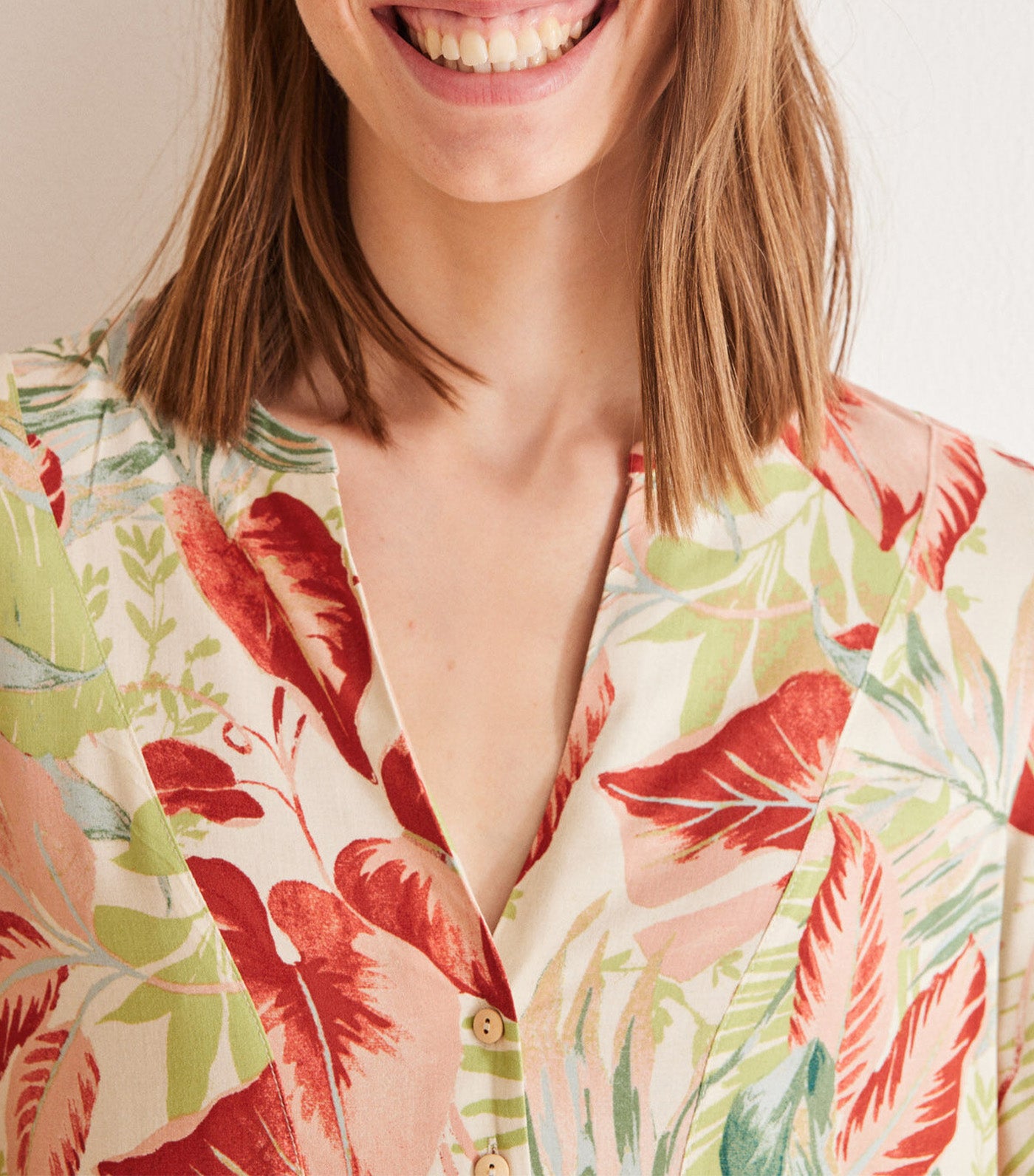 Tropical Print Beach Camisole