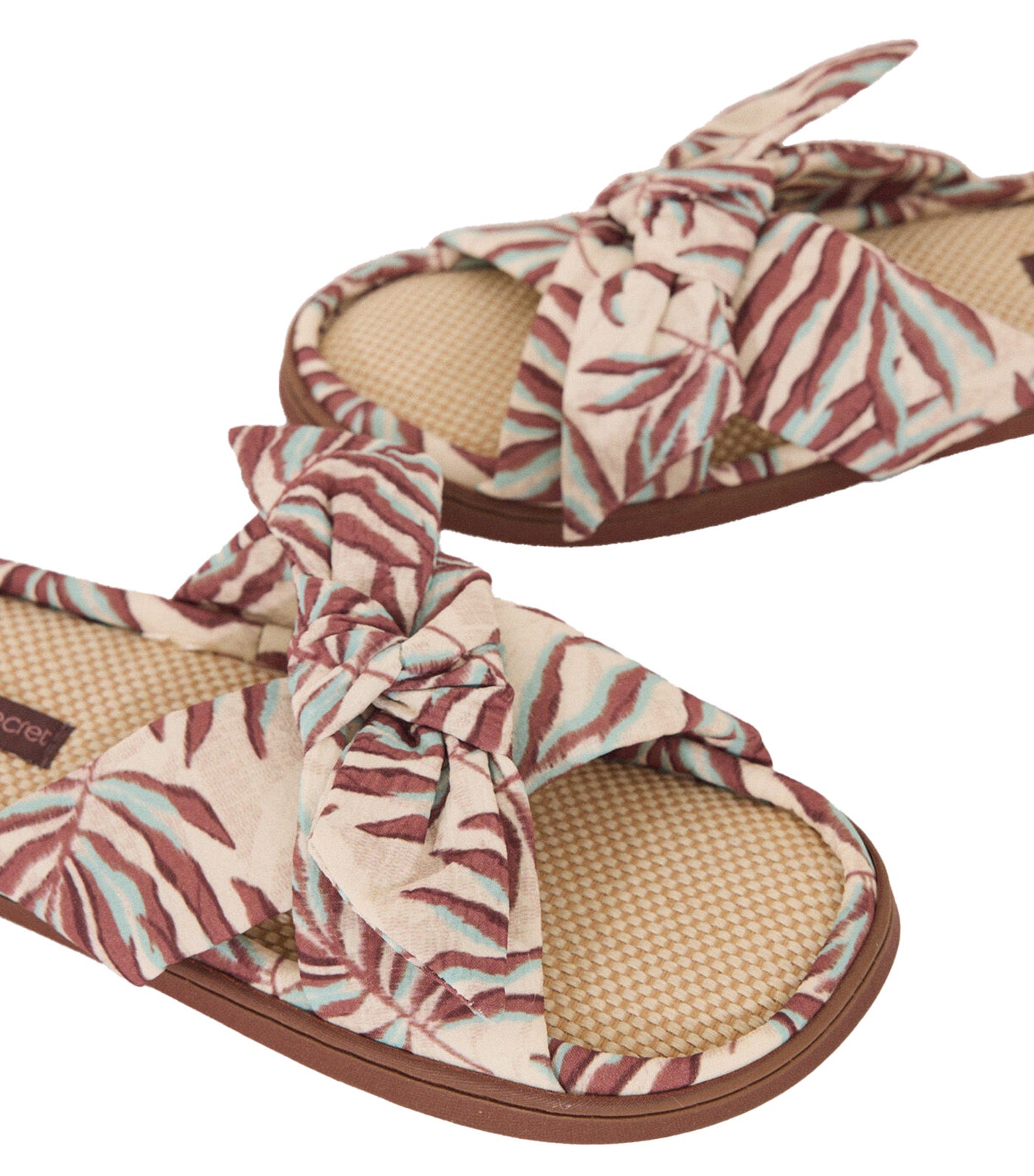 Raffia Knotted Slippers