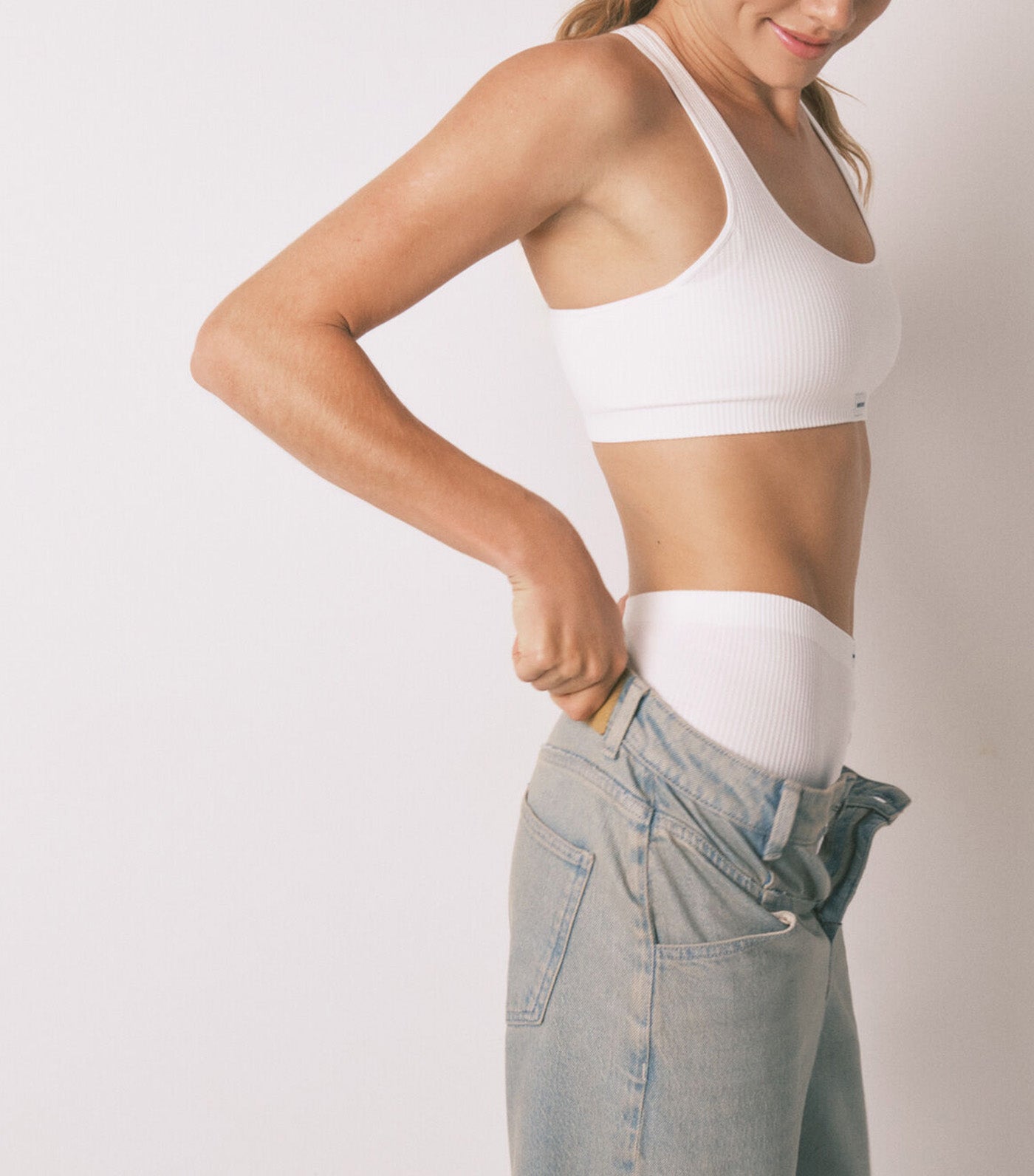 Lovely Checkered Seamless Top