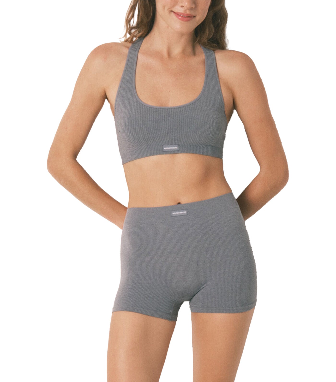 Lovely Checkered Seamless Top