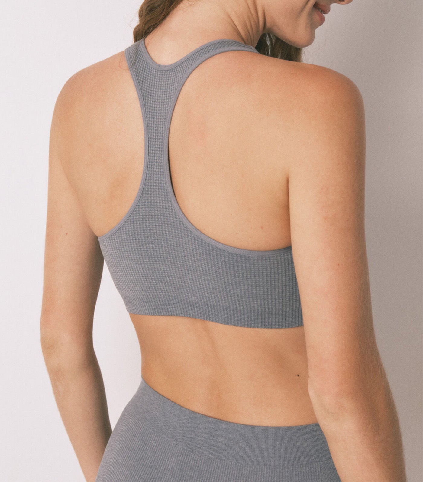 Lovely Checkered Seamless Top