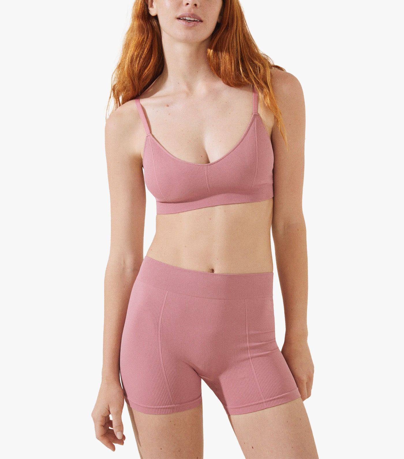 Seamless Bra Top Pink