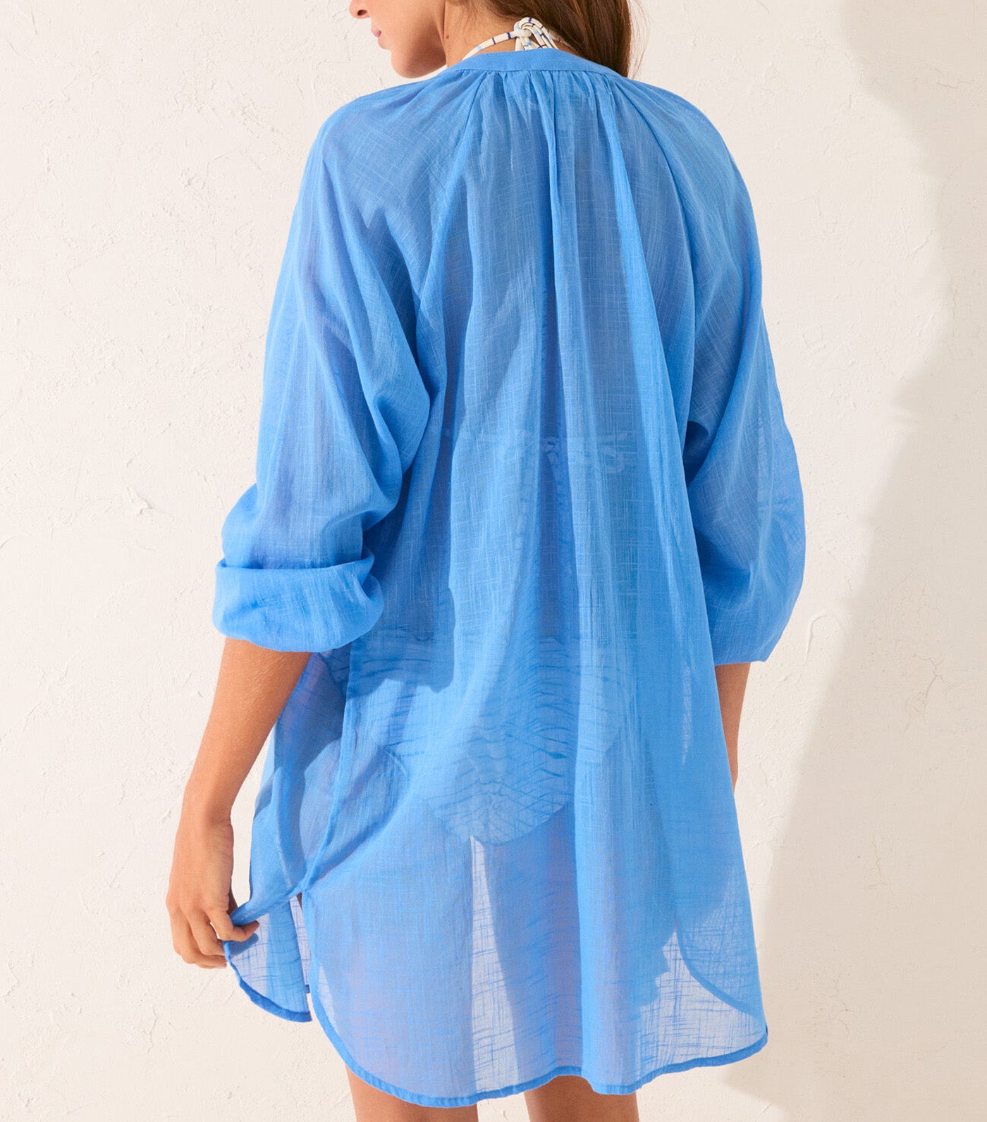 Women'secret Cotton Tunic Light Blue