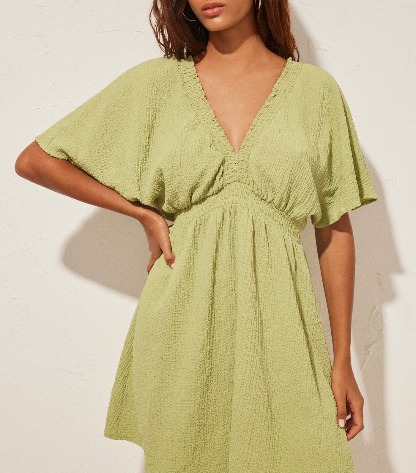 Textured Tunic Green