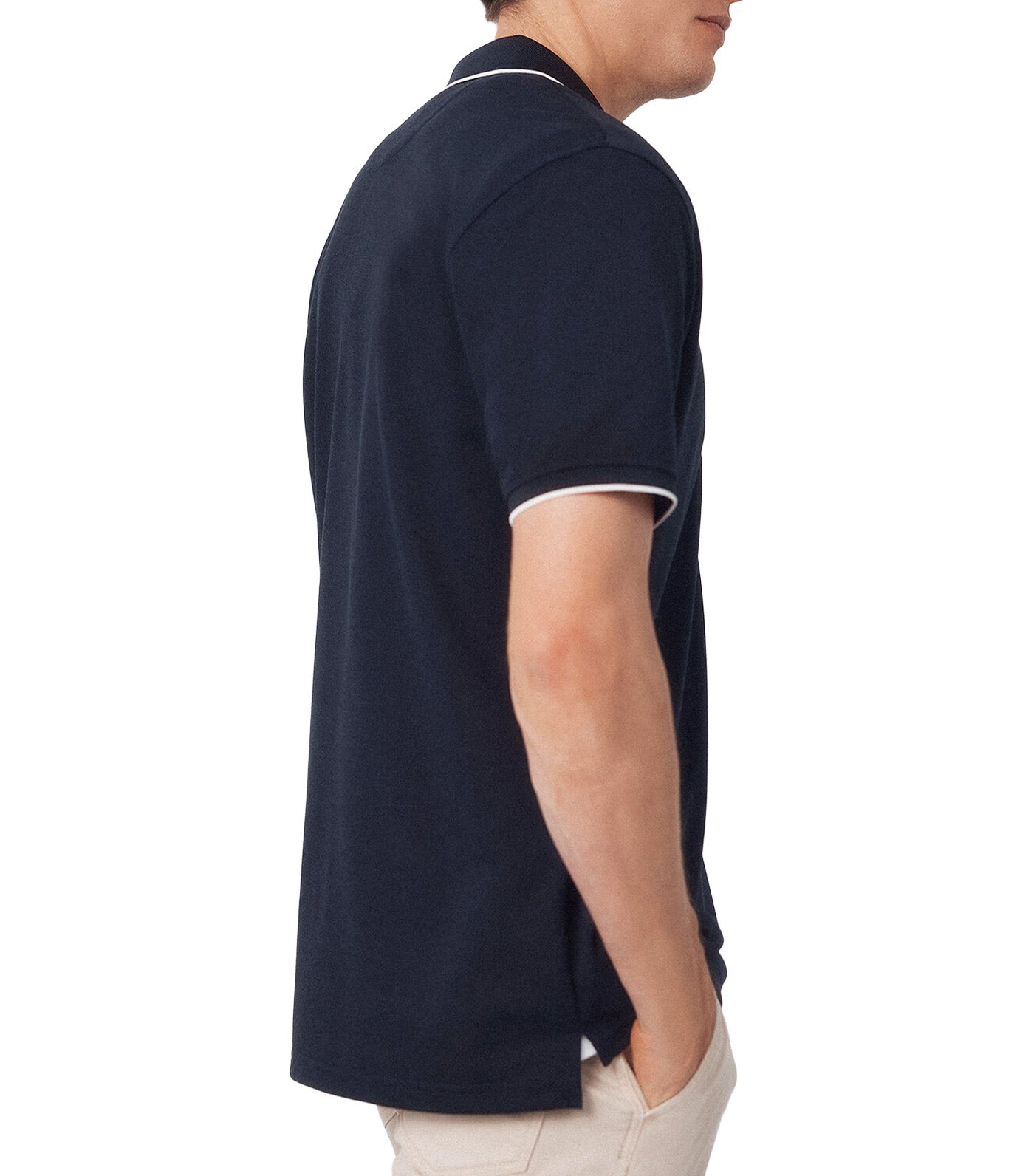 Coolmax® Jacquard Collar Polo Shirt