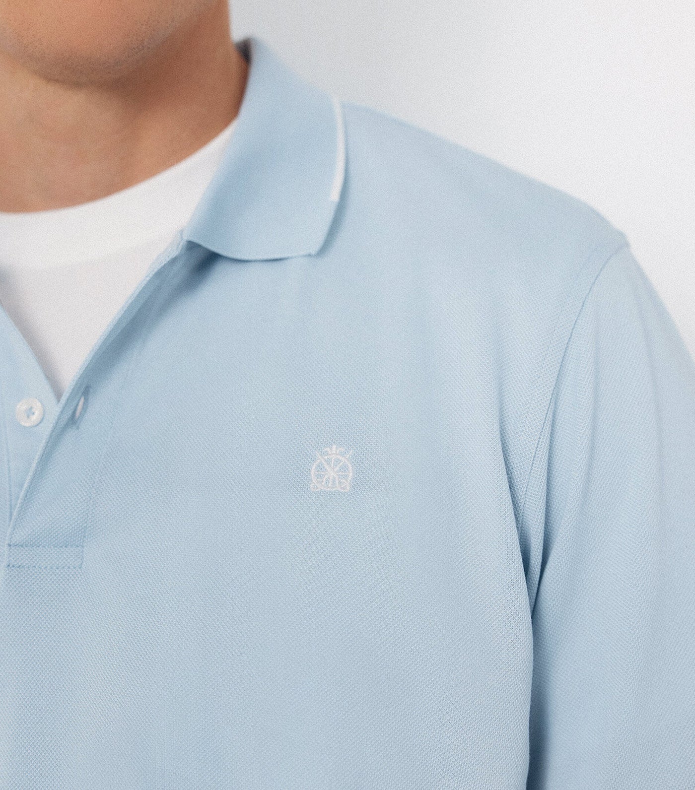 Coolmax® Jacquard Collar Polo Shirt