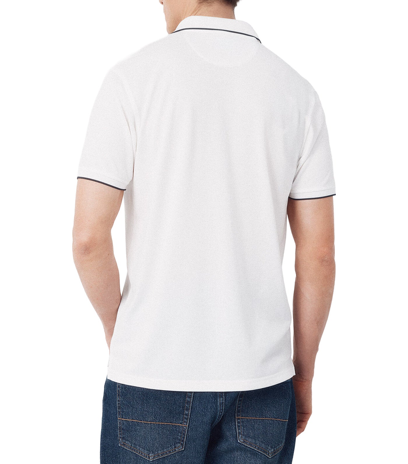 Coolmax® Jacquard Collar Polo Shirt