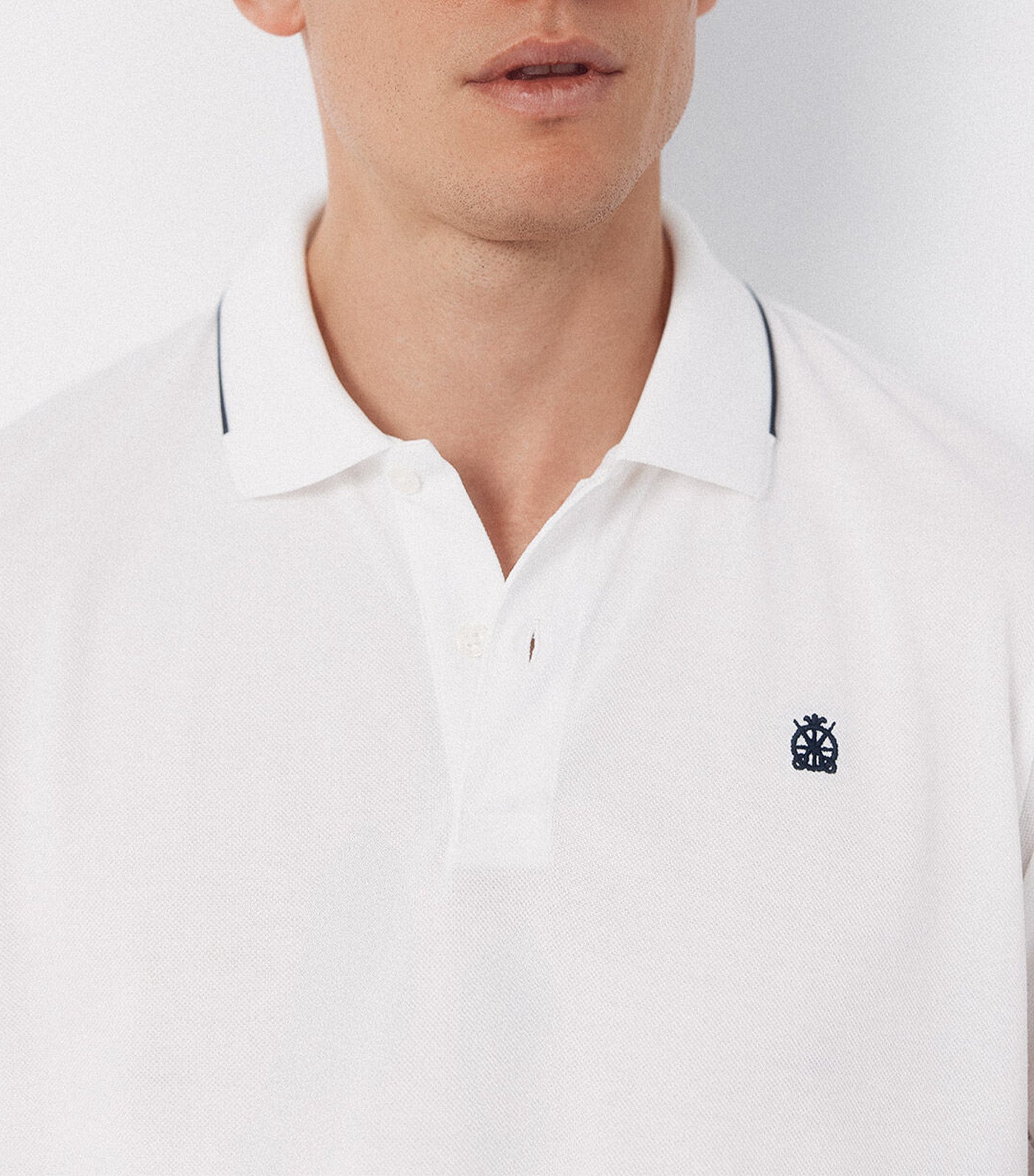 Coolmax® Jacquard Collar Polo Shirt