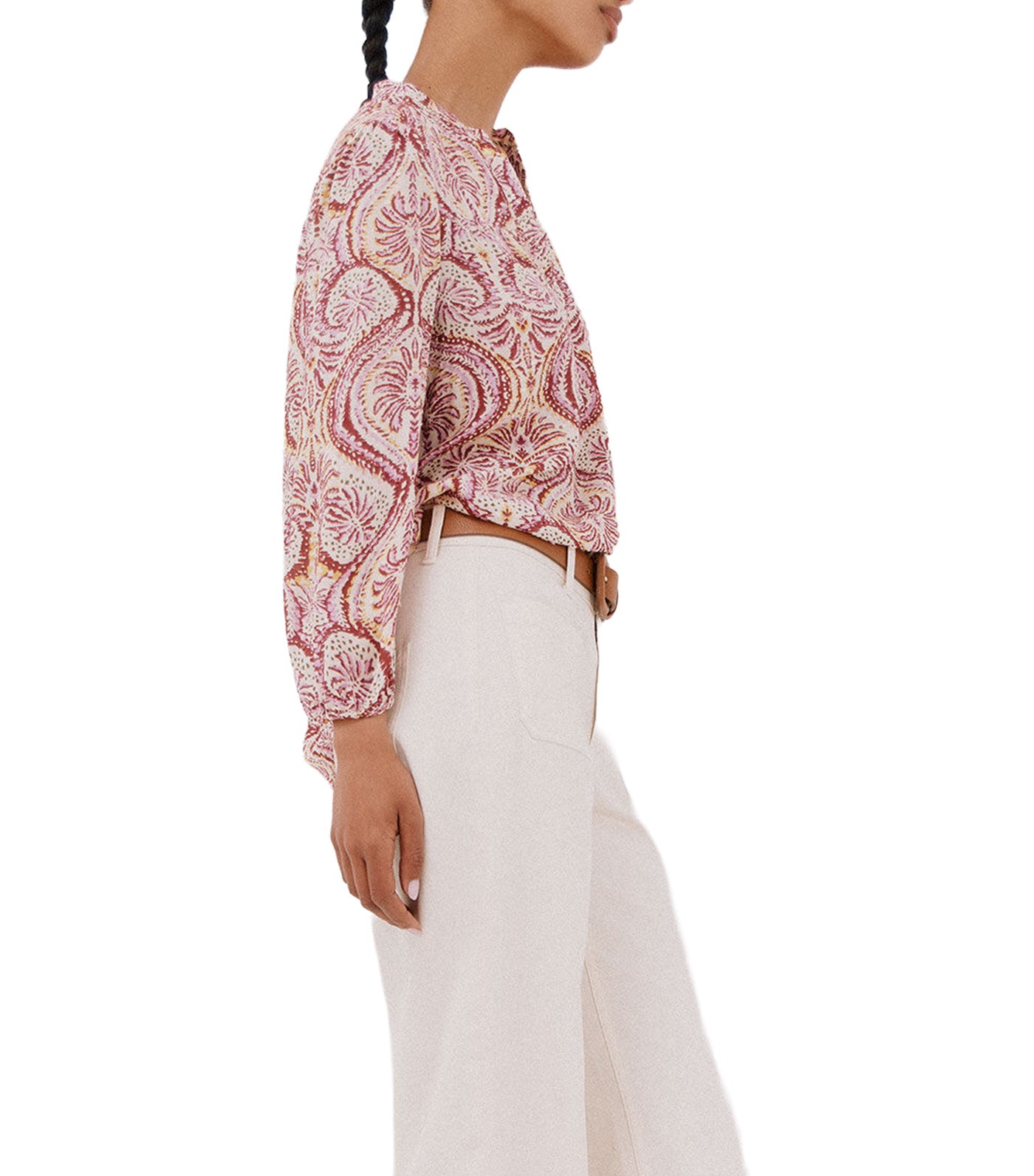 Blouse with Yoke Front
