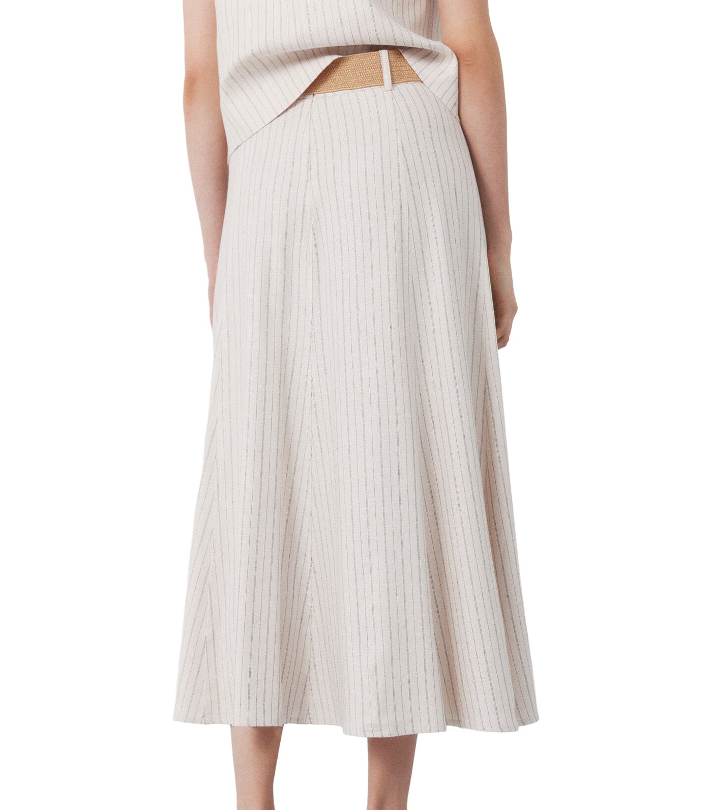 Flared Skirt with Belt