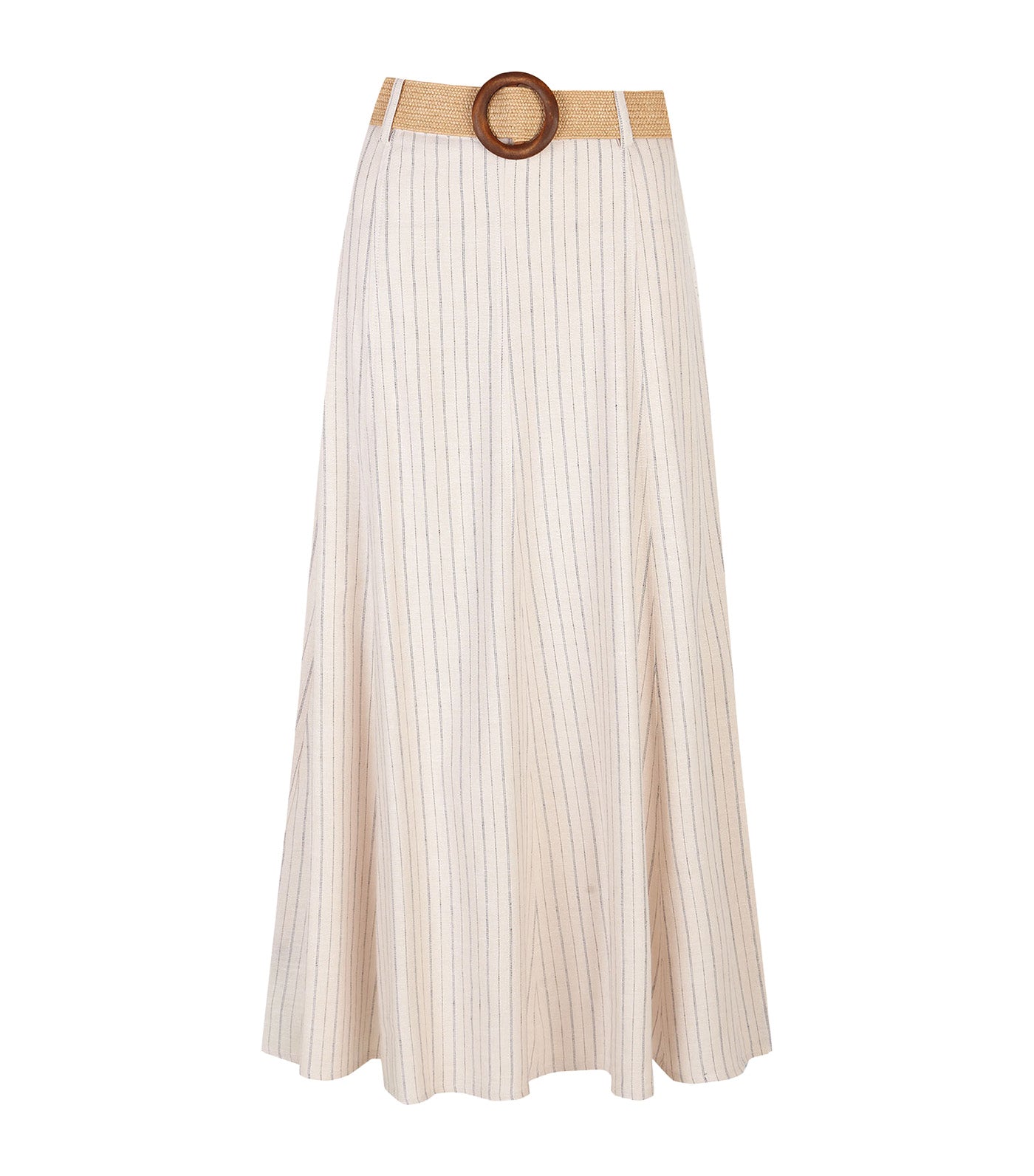 Flared Skirt with Belt