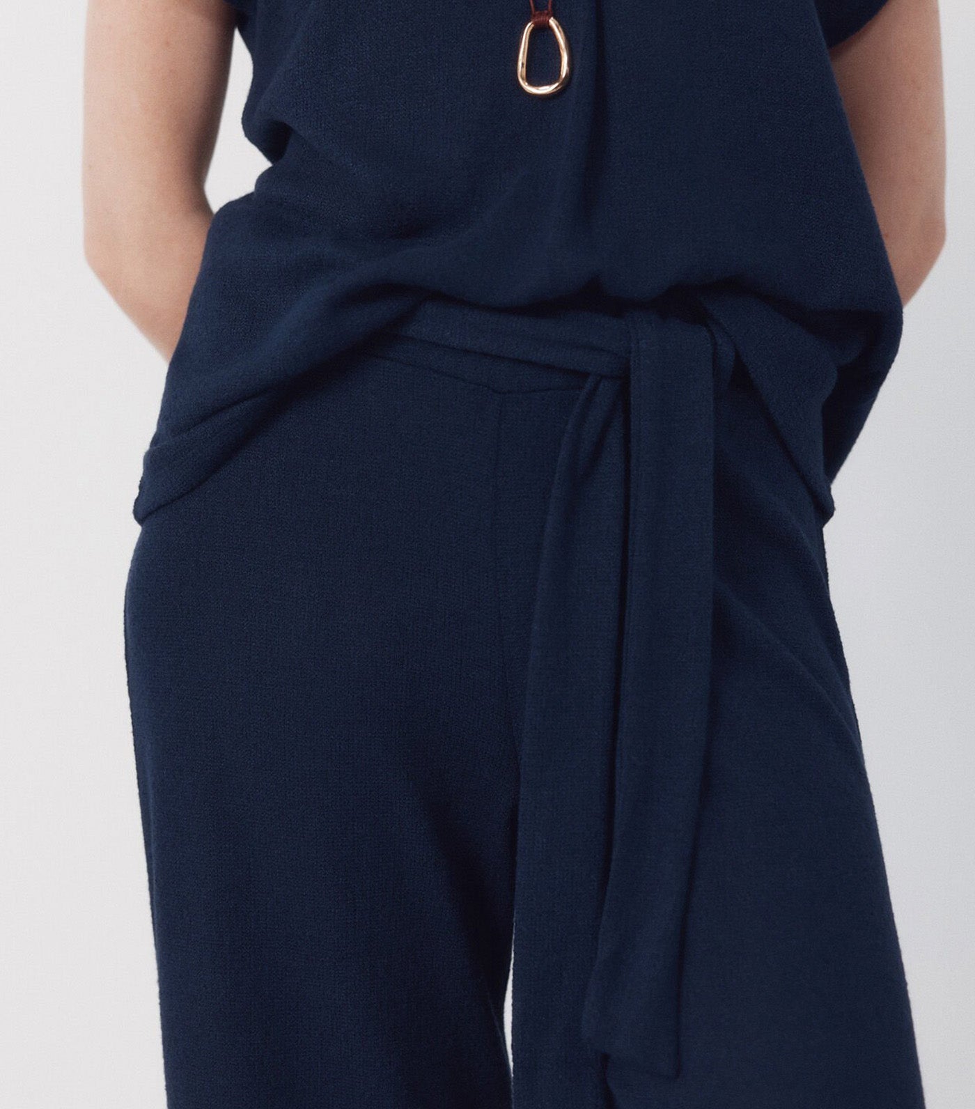 Rustic Jersey-Knit Trousers