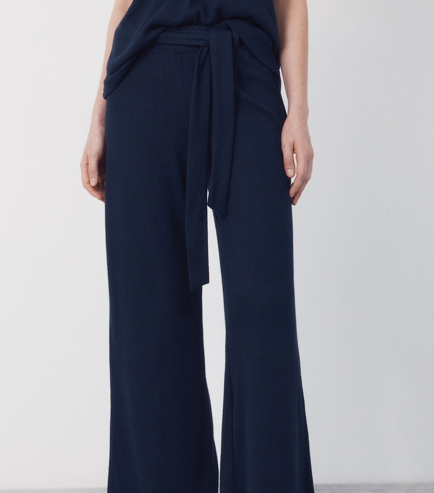 Rustic Jersey-Knit Trousers