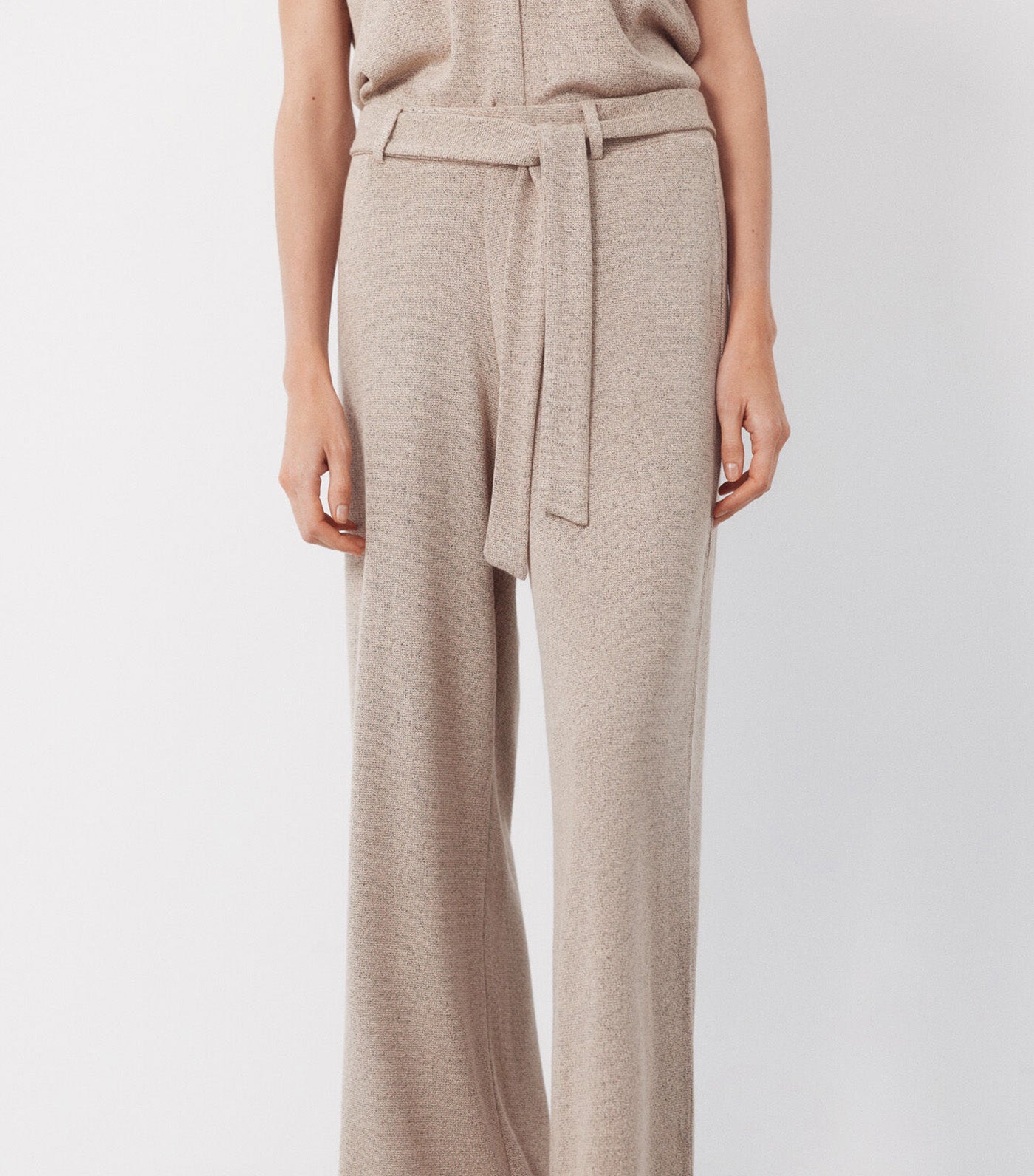 Rustic Jersey-Knit Trousers