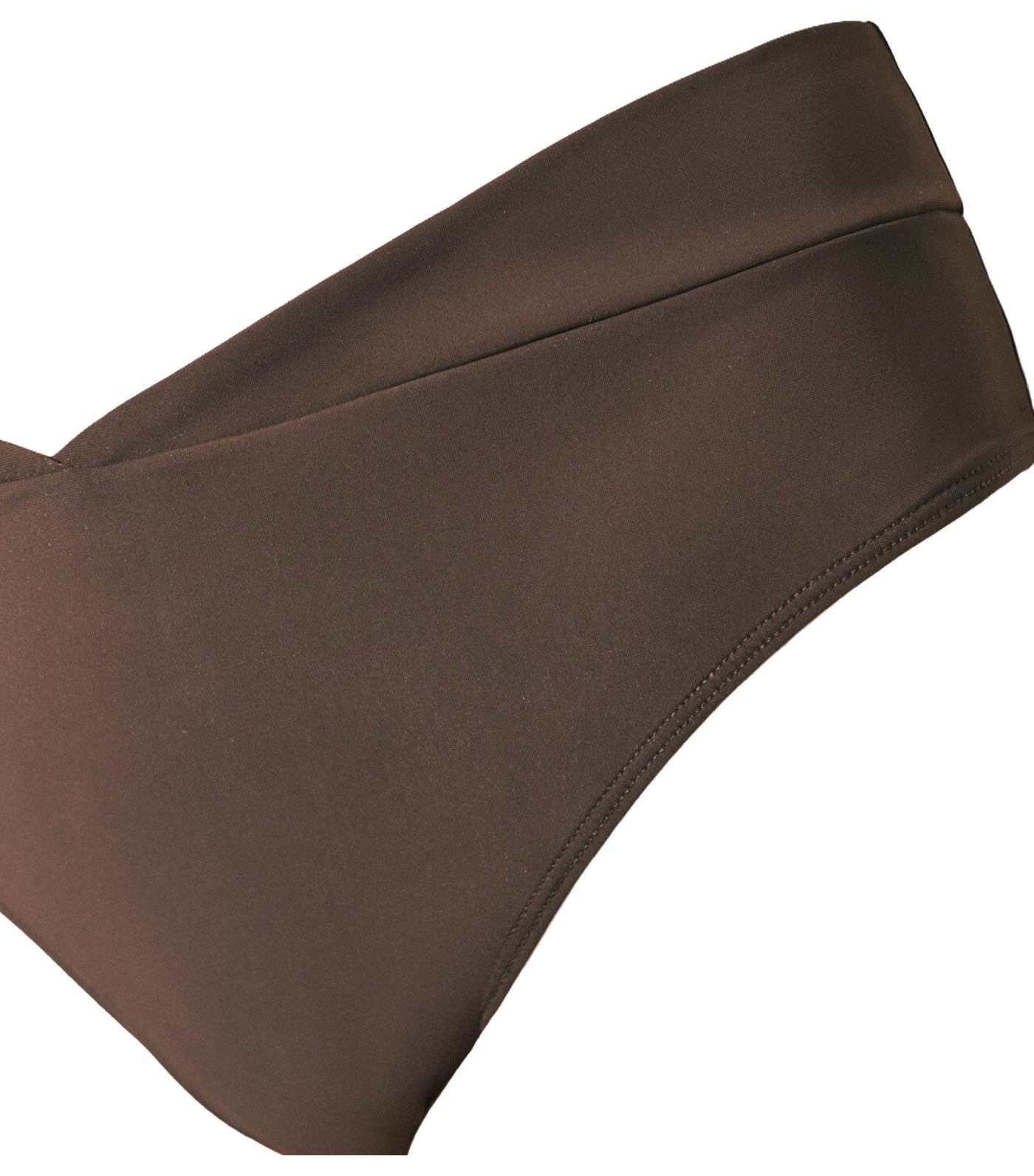 High Waist Bikini Bottoms Brown