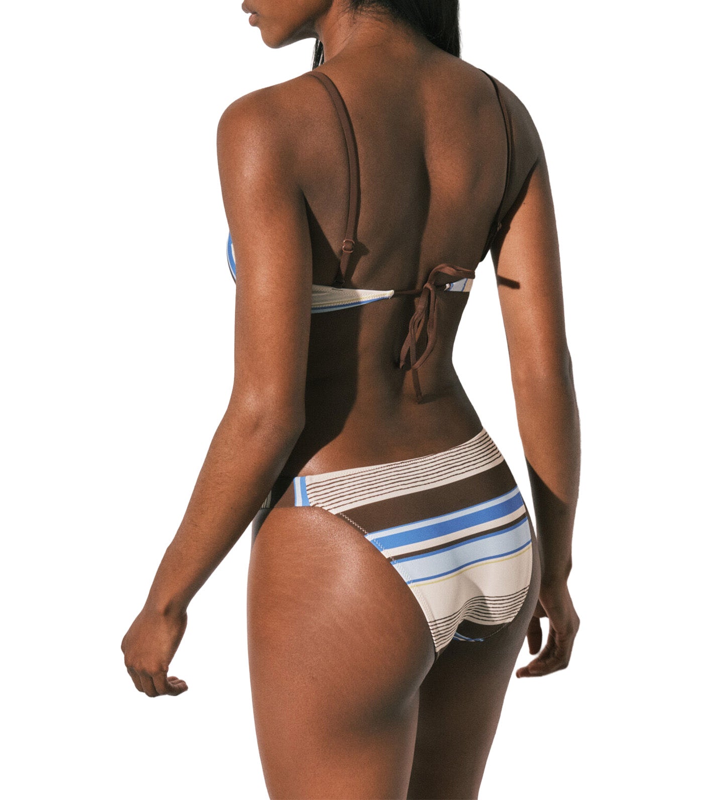 Classic Striped Bikini Bottoms Multi