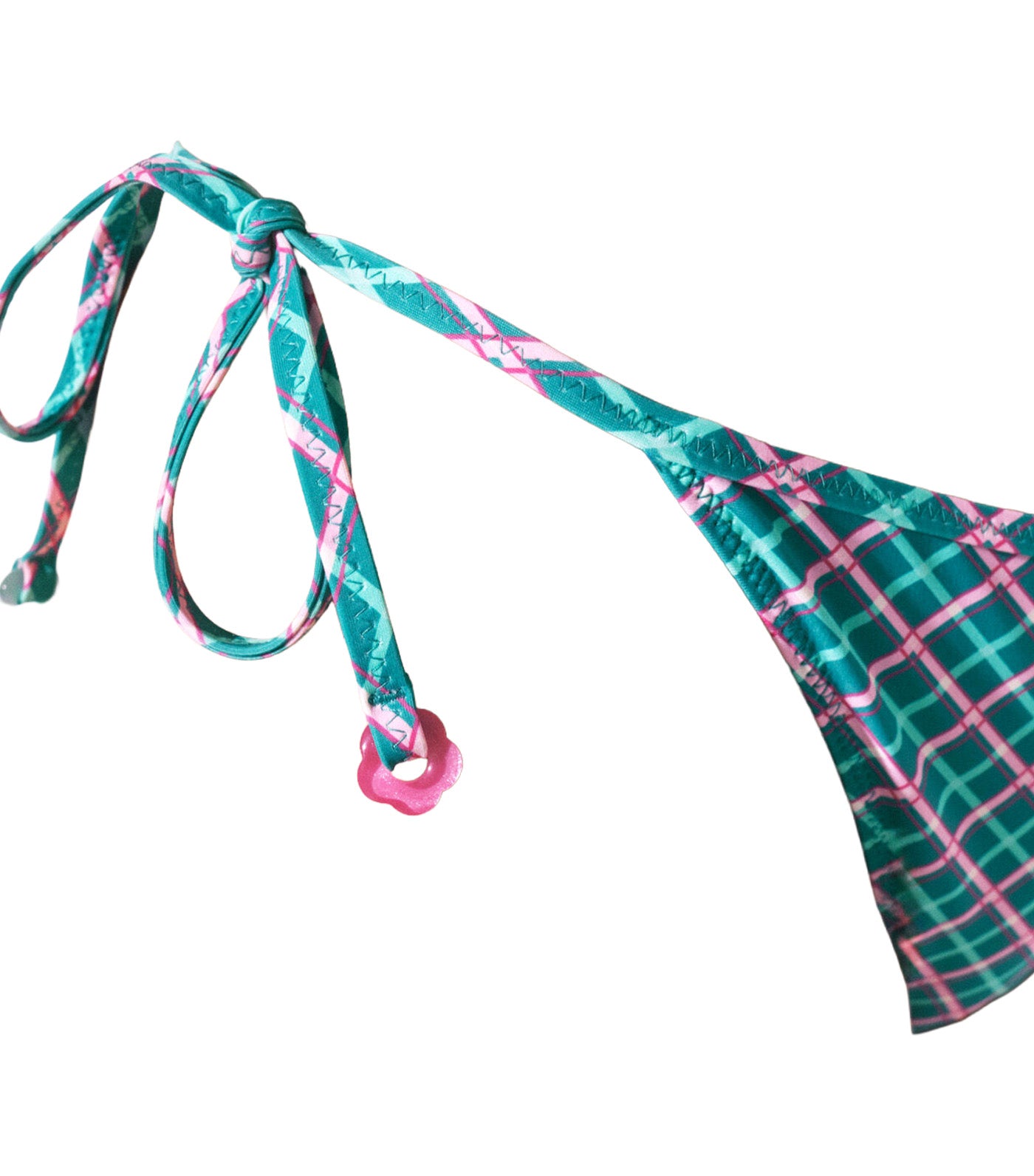 Checked Brazilian Bikini Brief Multicolor