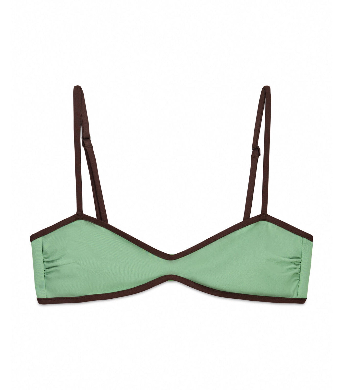 Bandeau Bikini Top Green