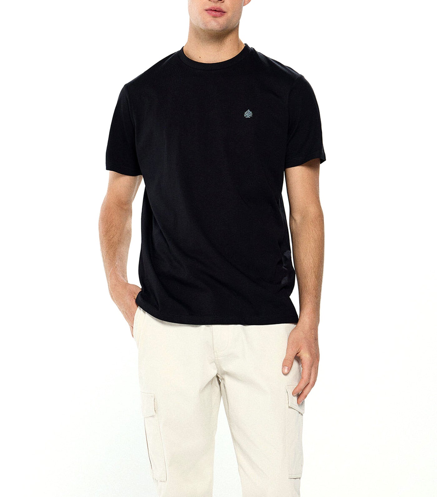 Basic Round Neck T-Shirt Black