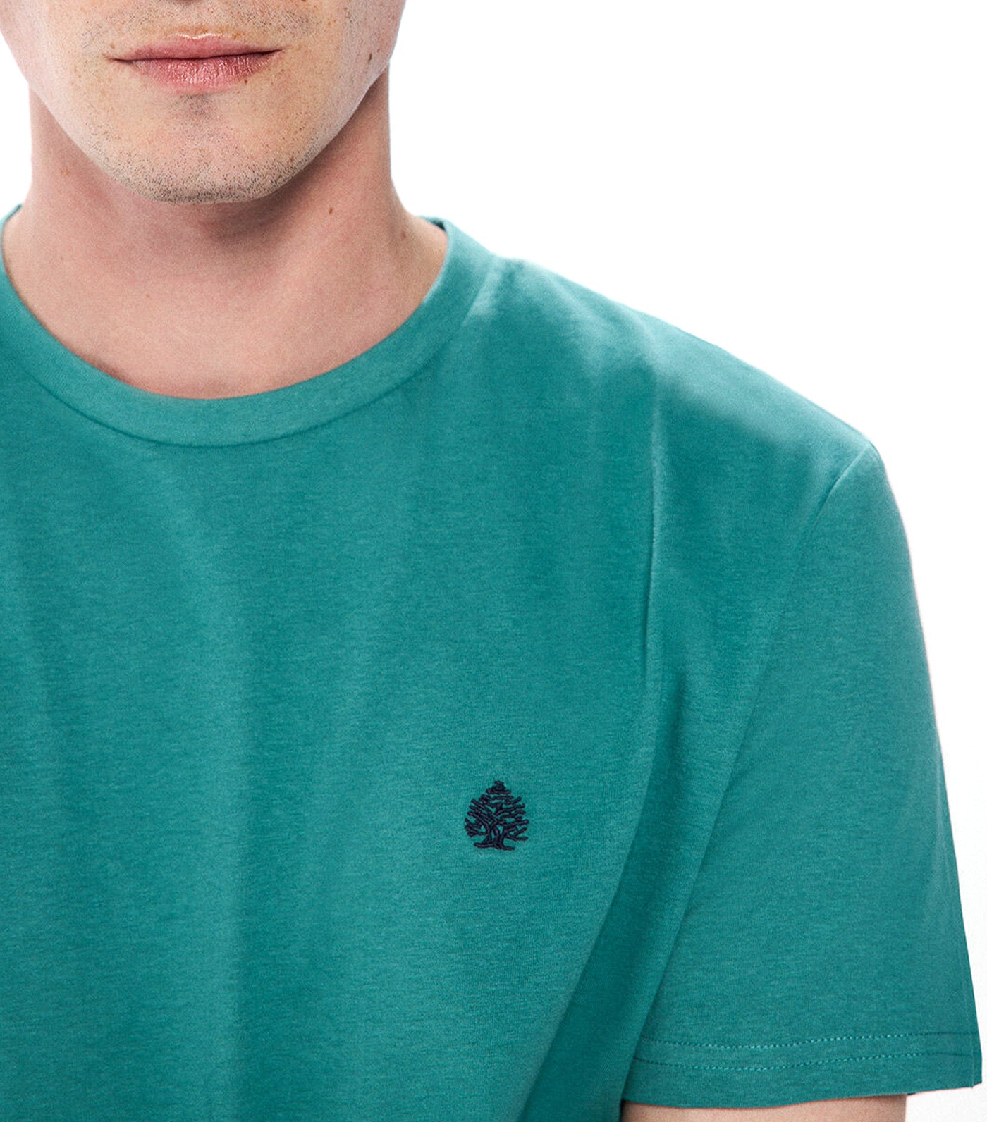 Basic Round Neck T-Shirt Green