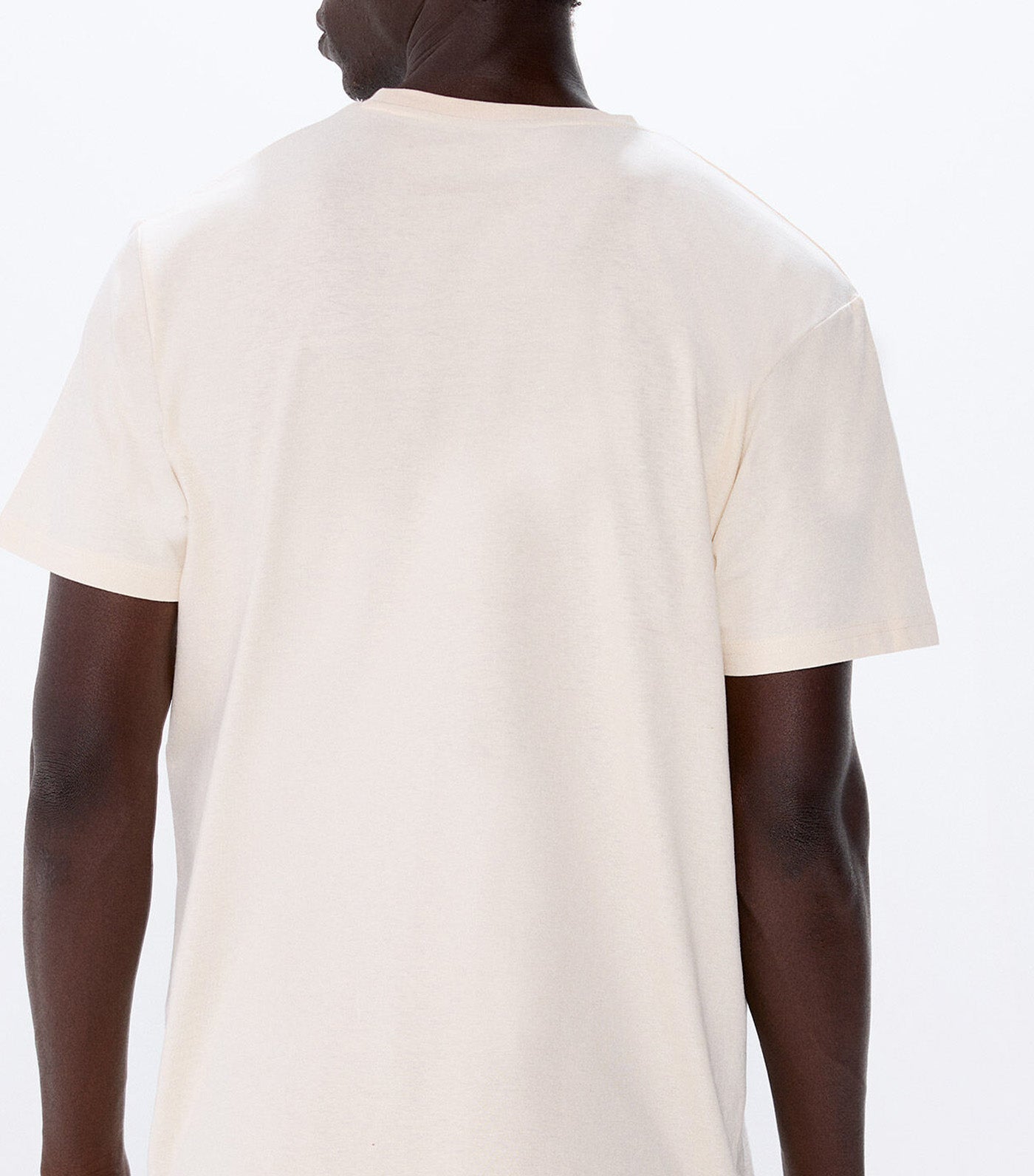 Basic Round Neck T-Shirt Beige