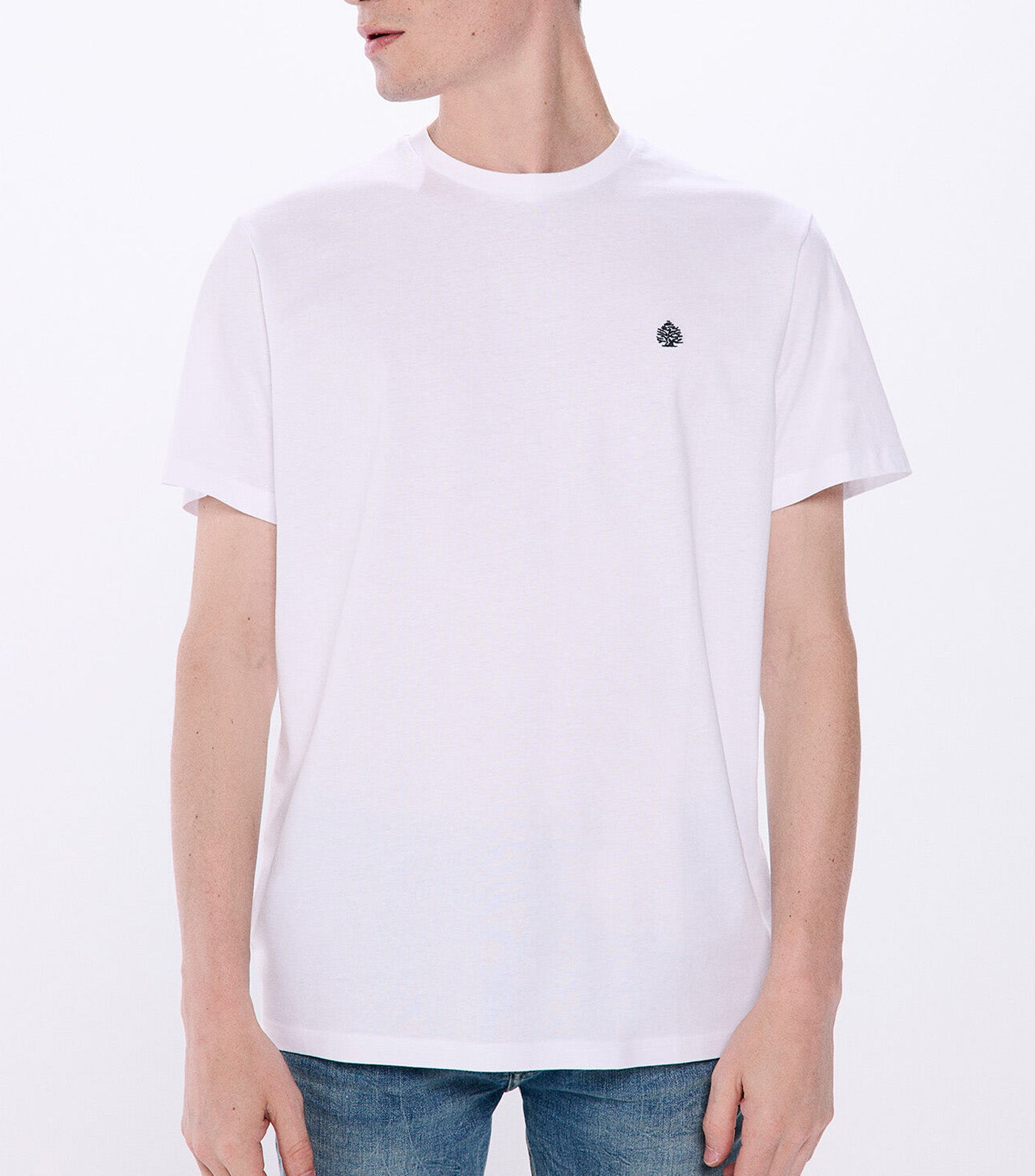 Basic Round Neck T-Shirt White