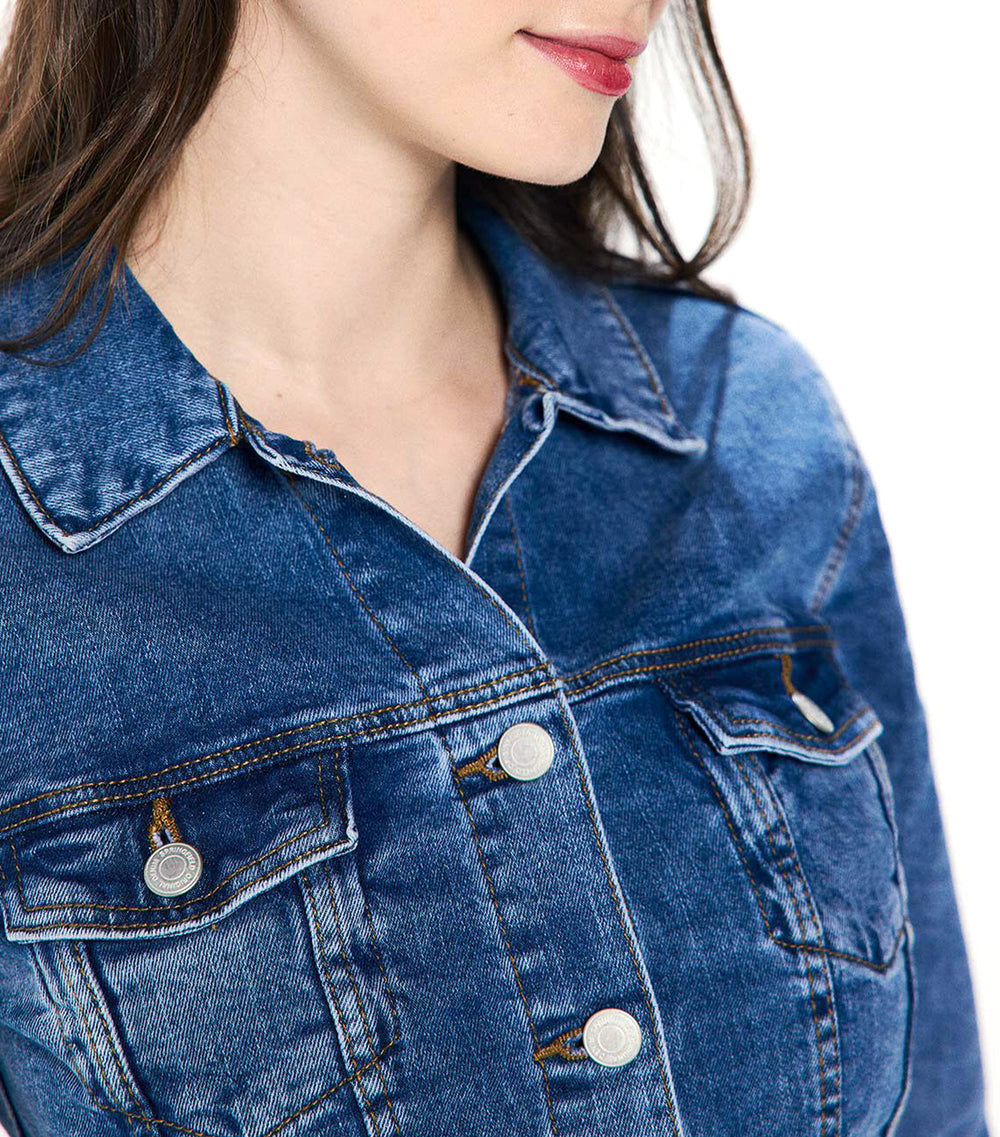 Springfield Cotton Denim Jacket Blue | Rustan's