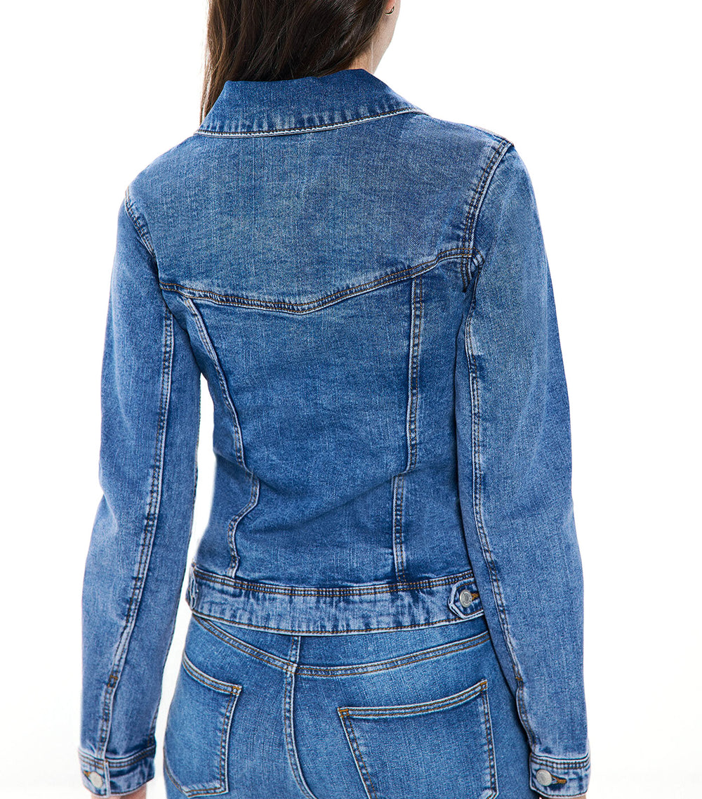 Springfield Cotton Denim Jacket Blue | Rustan's