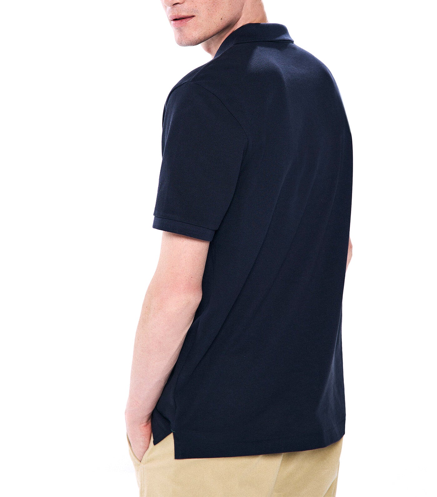 Regular Fit Basic Piqué Polo Dark Blue