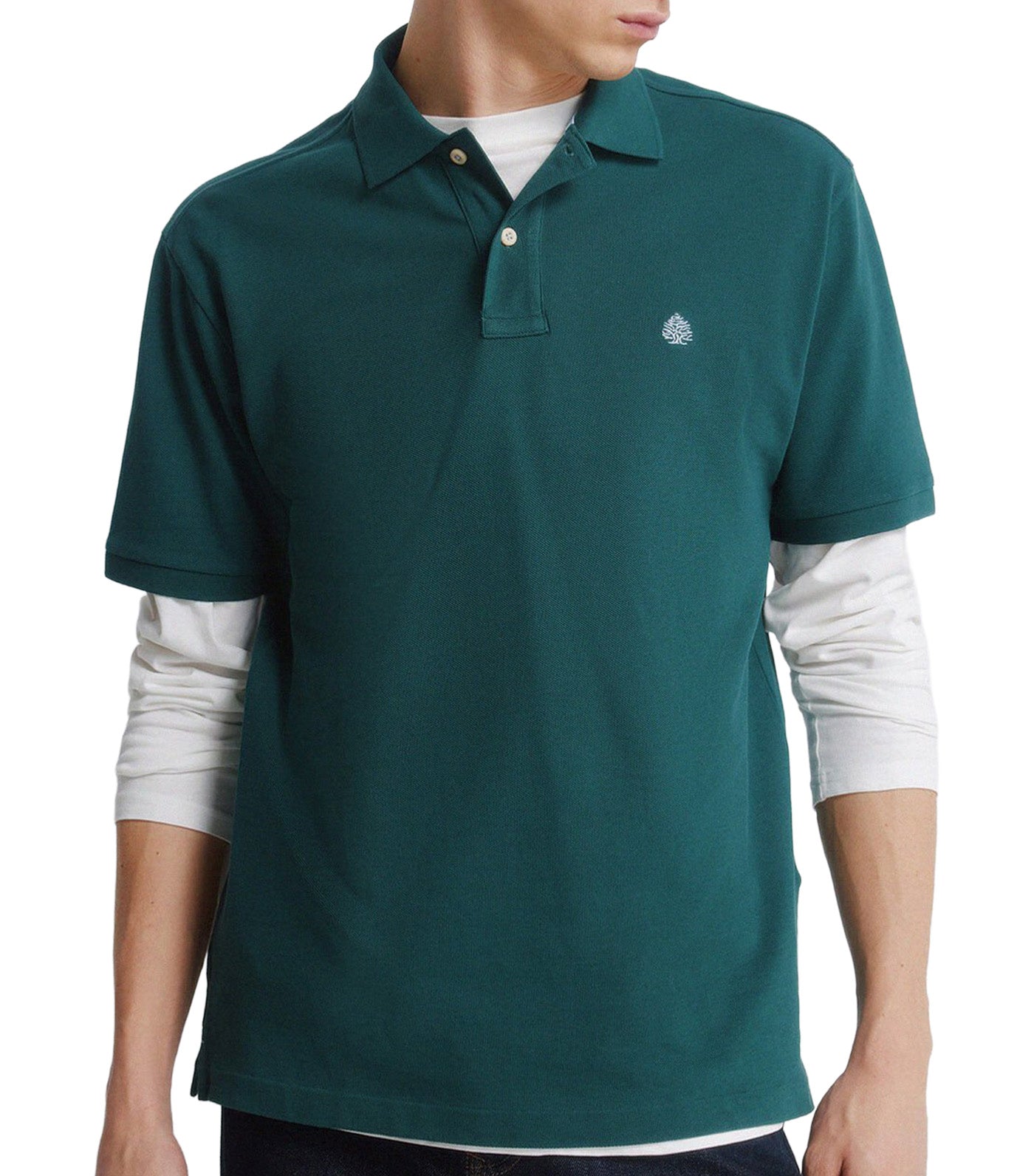 Springfield Regular Fit Basic Polo Shirt Green