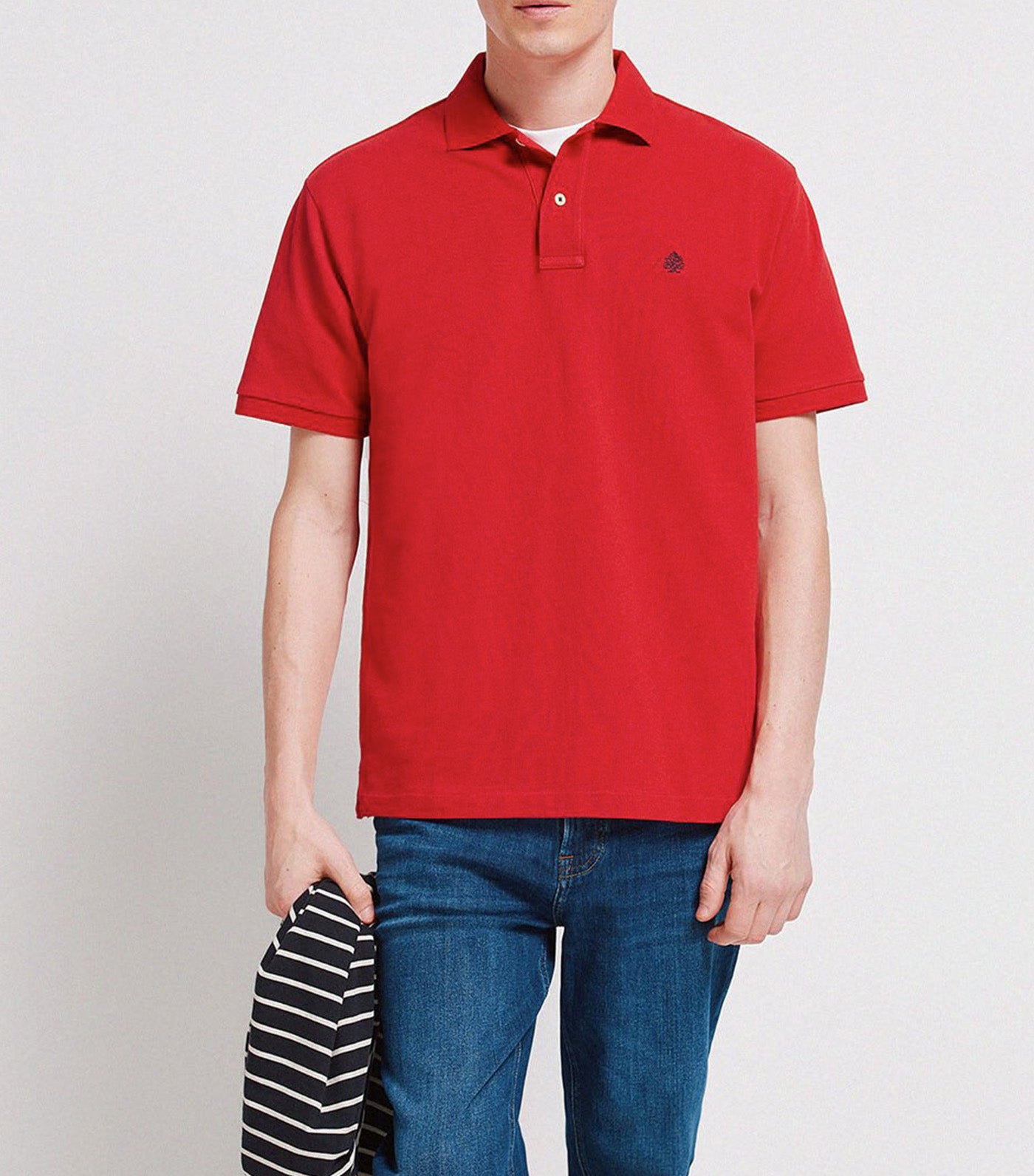 Springfield Regular Fit Basic Polo Shirt Red