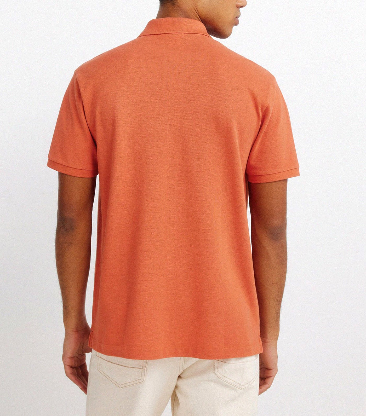 Springfield Basic Regular Fit Polo Shirt Orange