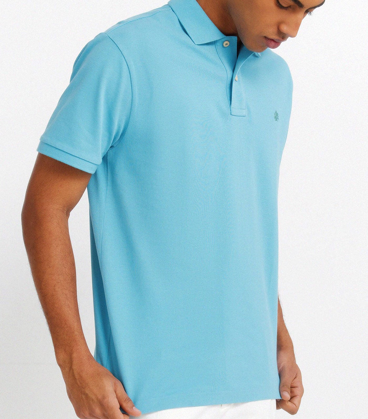 Springfield Basic Regular Fit Polo Shirt Blue
