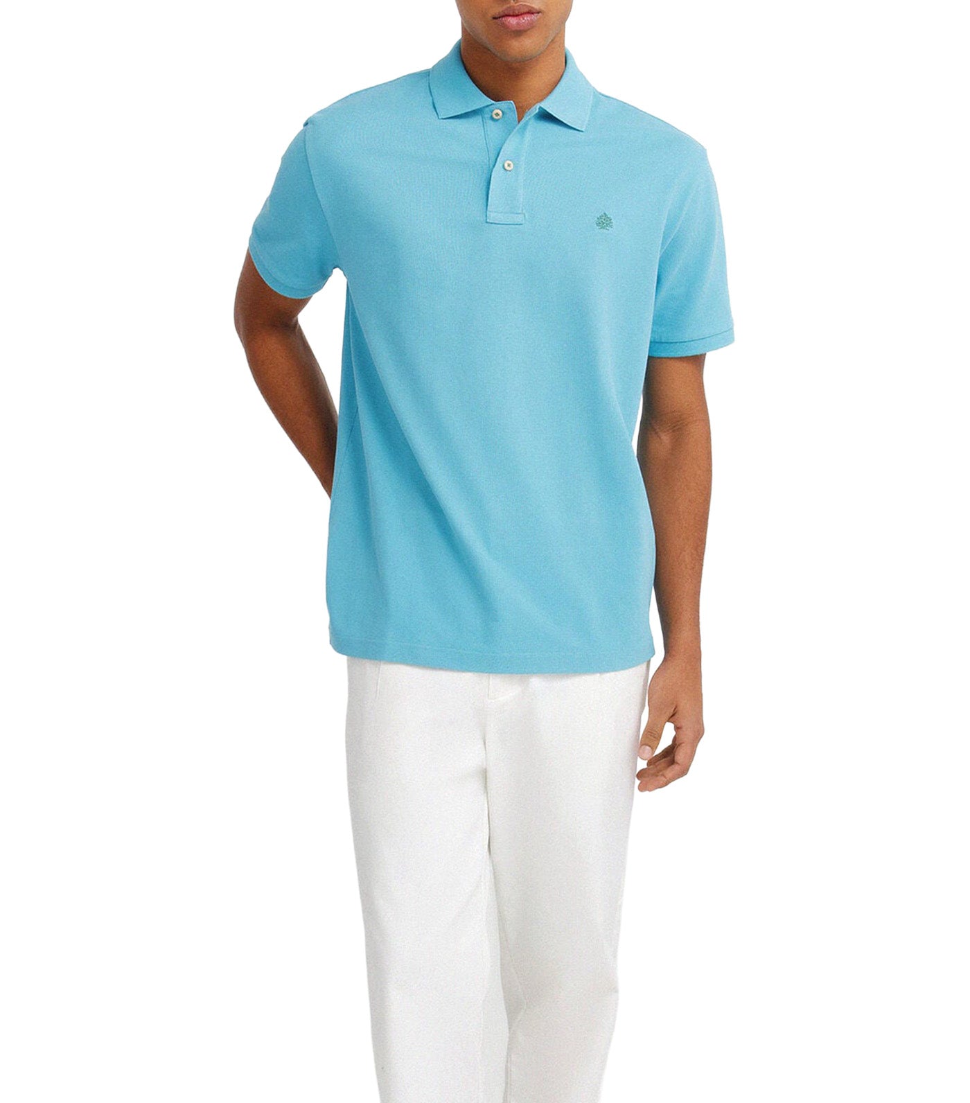Springfield Basic Regular Fit Polo Shirt Blue