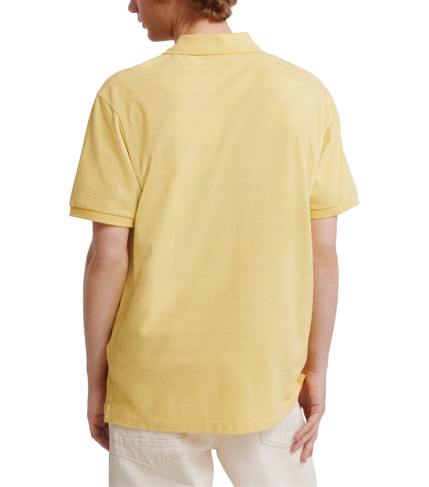 Basic Regular Fit Polo Shirt Yellow/Gold