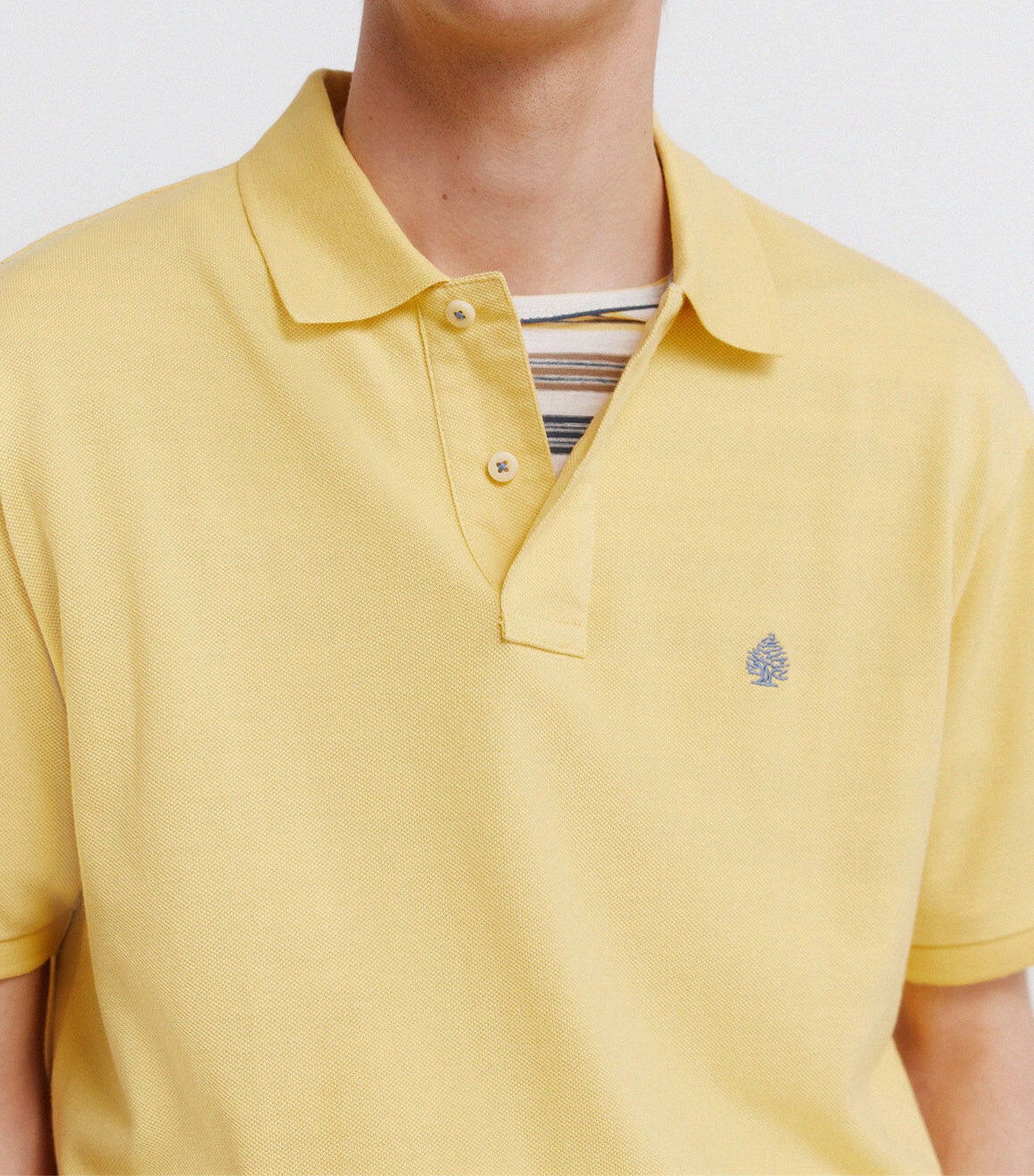 Basic Regular Fit Polo Shirt Yellow/Gold