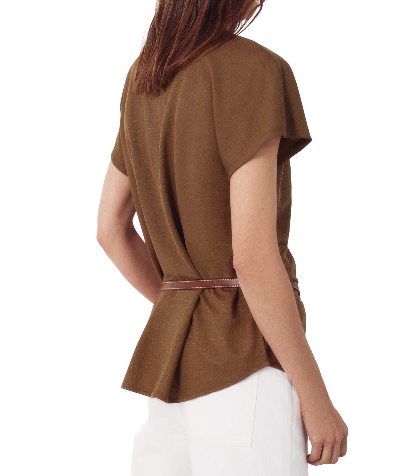 Comfort Blouse Dark Khaki