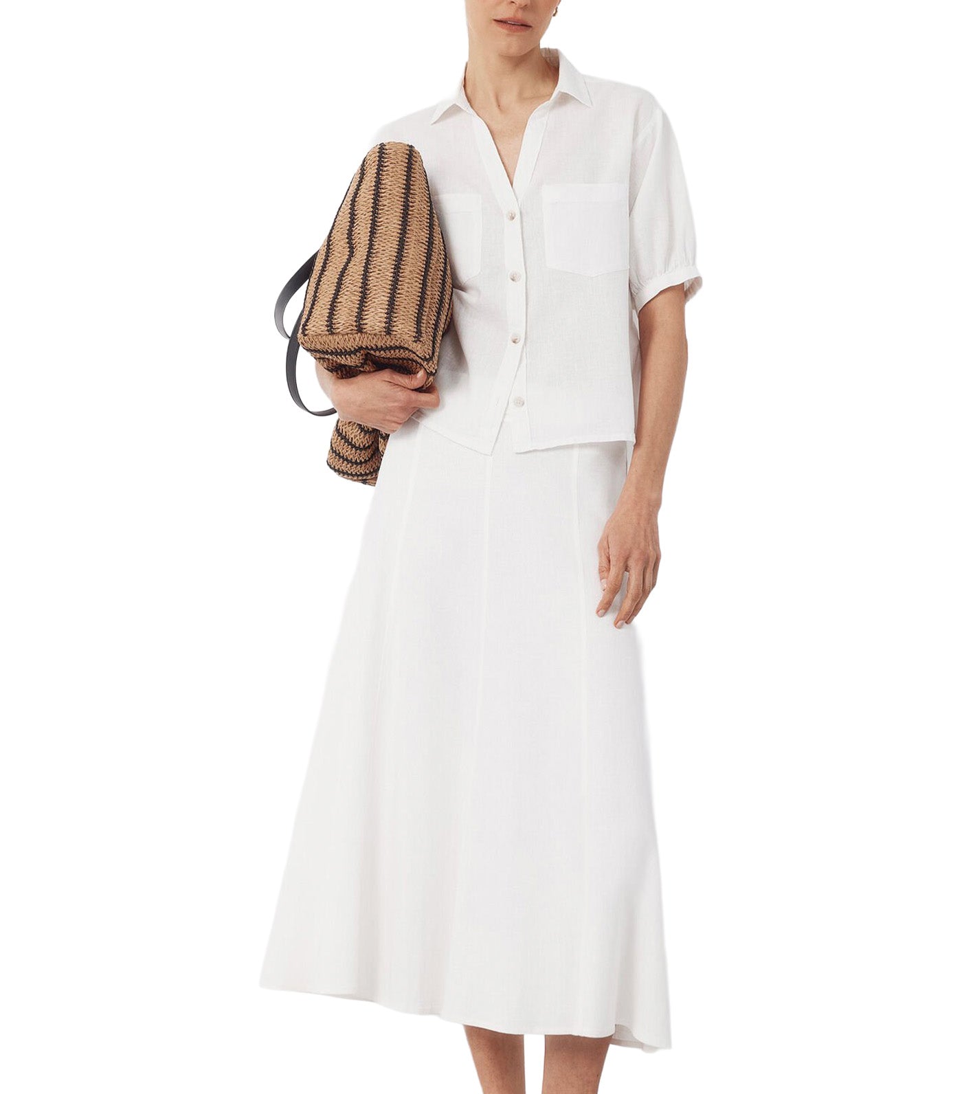 Rustic Short Sleeve Shirt White