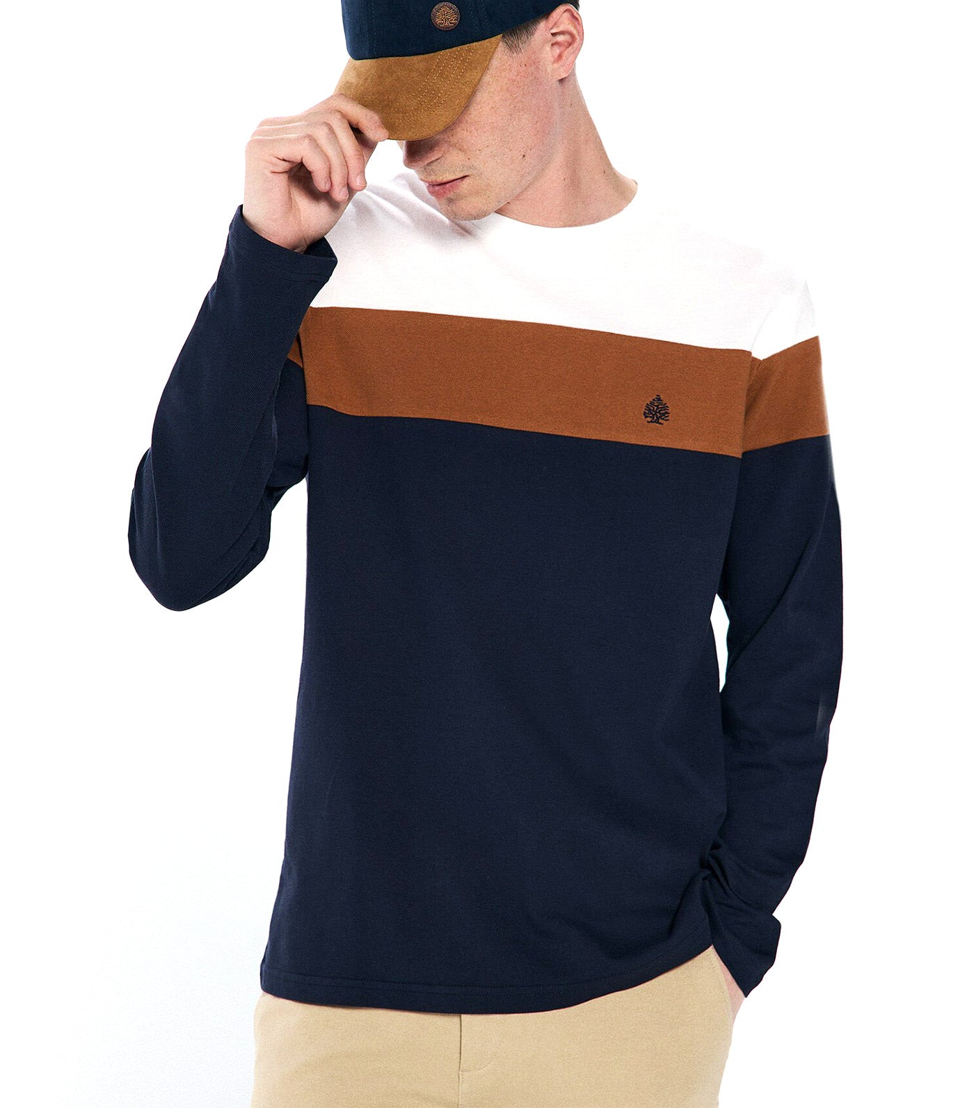 Cut Long Sleeve T-Shirt Multi