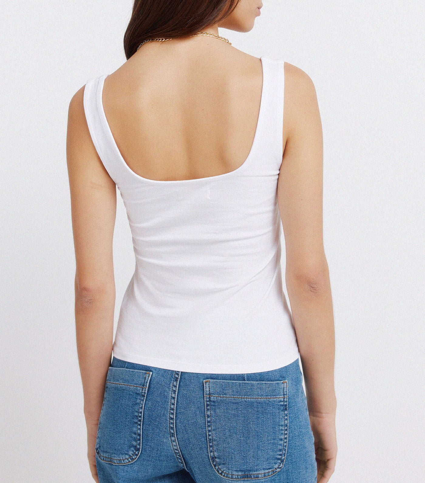 Double Fabric Vest Top