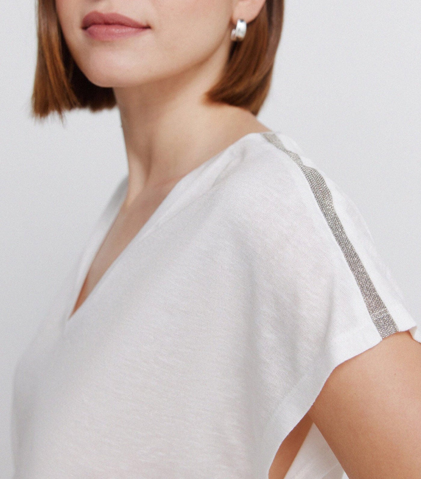 Springfield Batwing Sleeve T-Shirt White