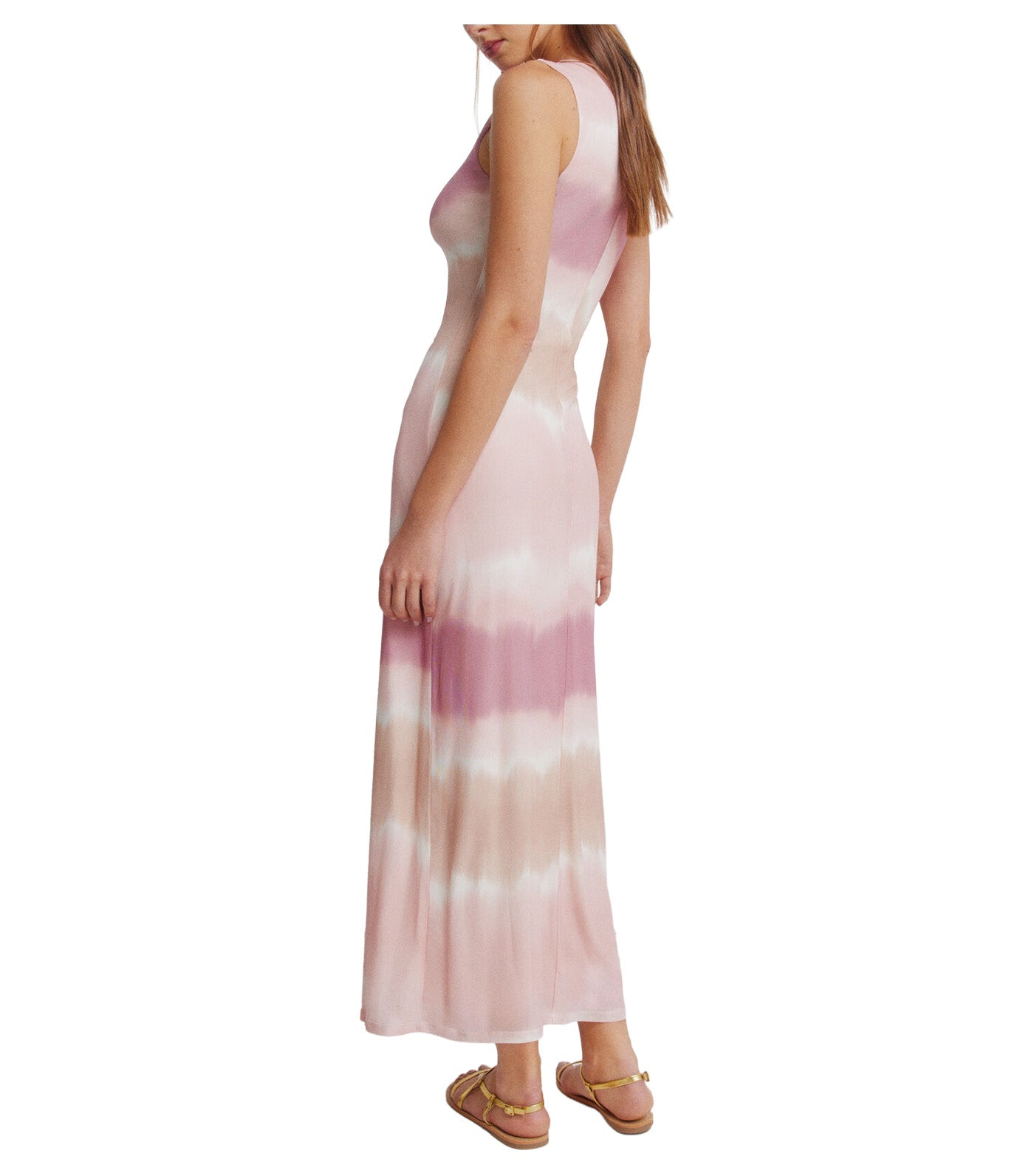 Mesh Ruched Dress