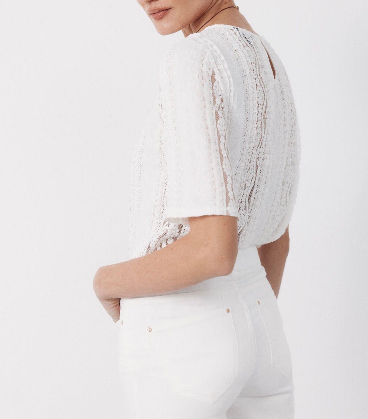 Lace Top White