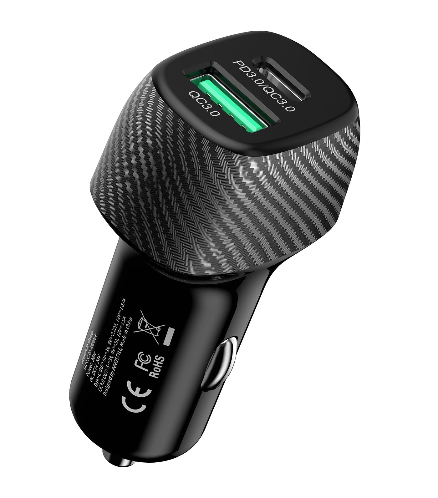 PowerOn Speed 38W Car Charger