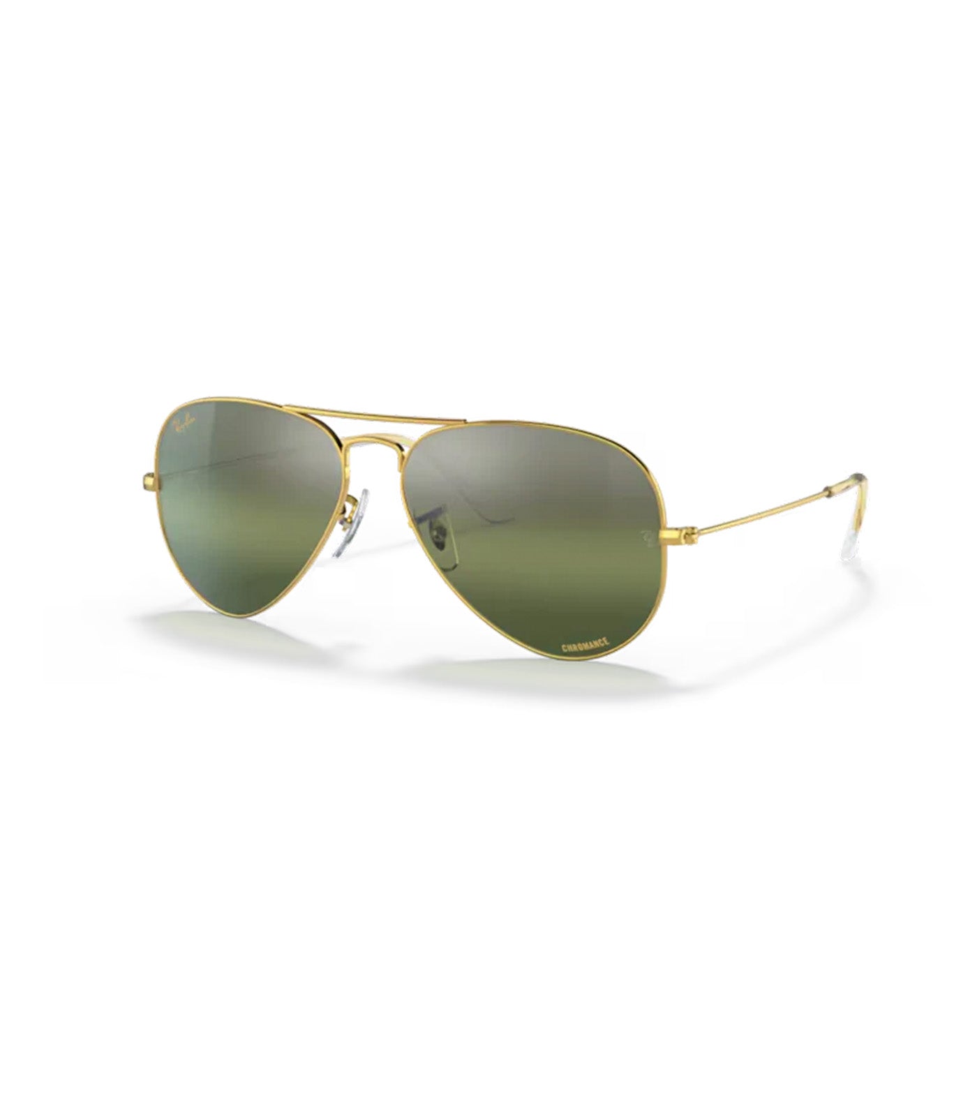 RB3025 Aviator Chromance Gold and Green
