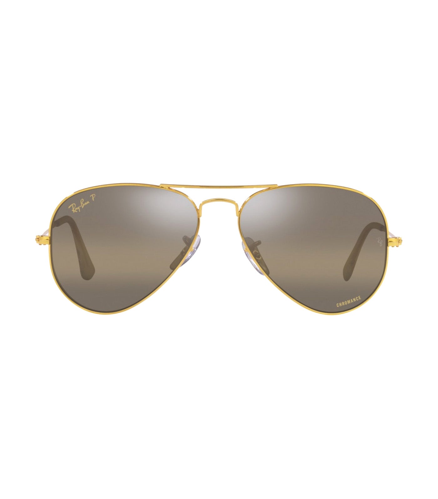 Aviator Chromance Sunglasses 58 Gold